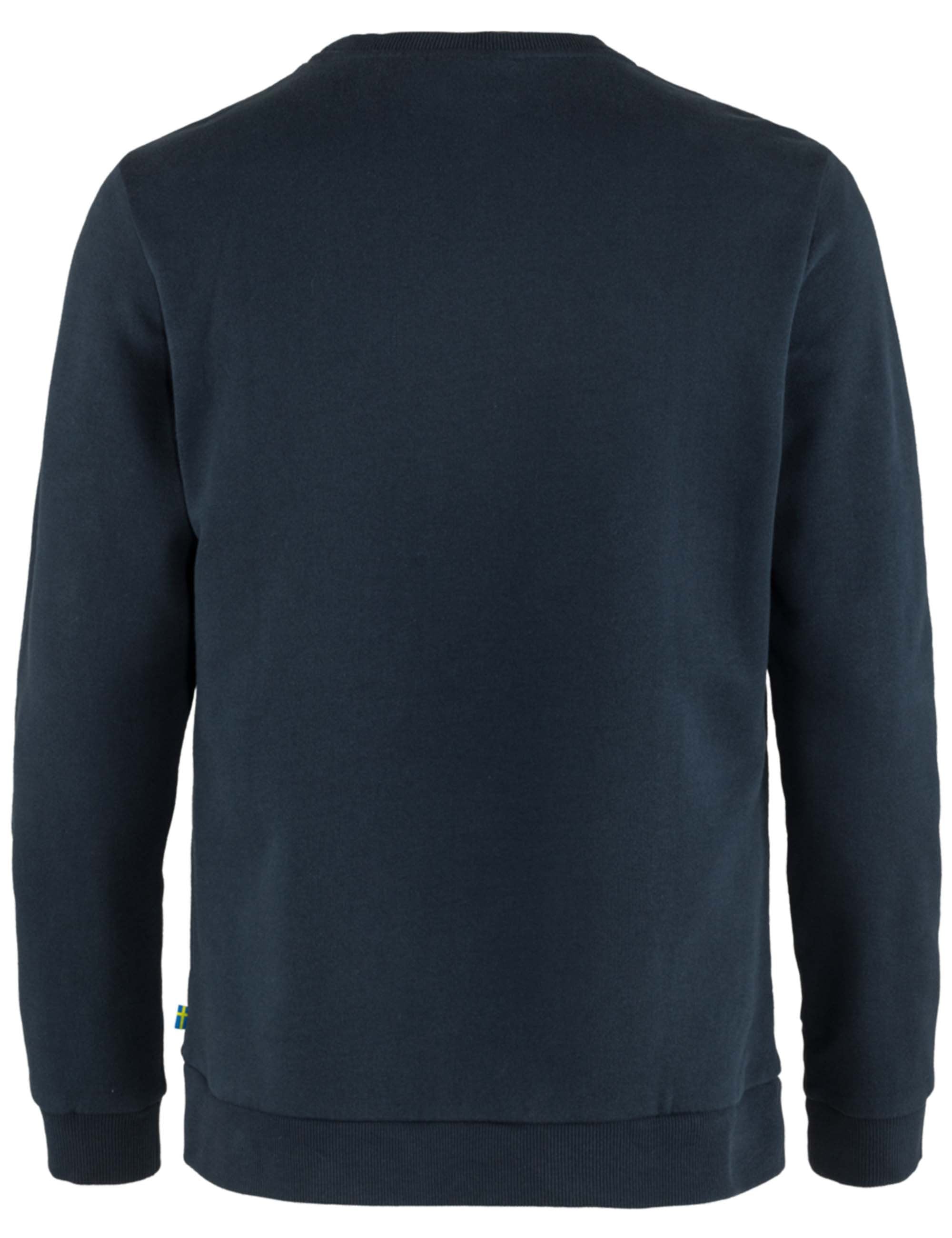 Fjallraven Fjallraven Logo Crew Sweat - Dark Navy
