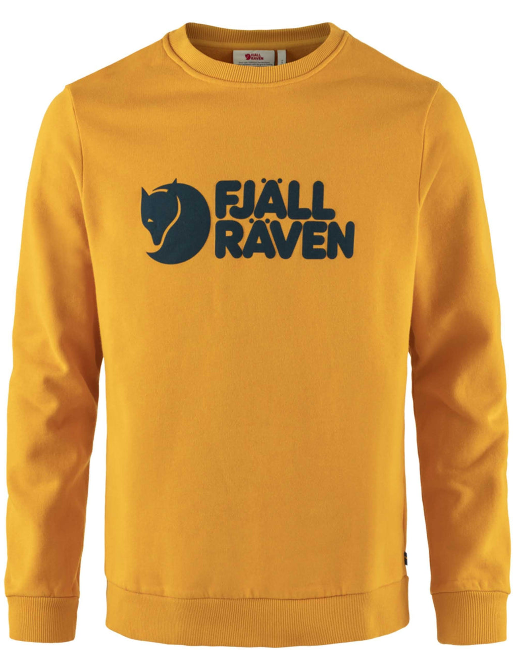 Fjallraven Logo Crew Sweat - Mustard Yellow