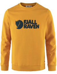 Fjallraven Logo Crew Sweat - Mustard Yellow