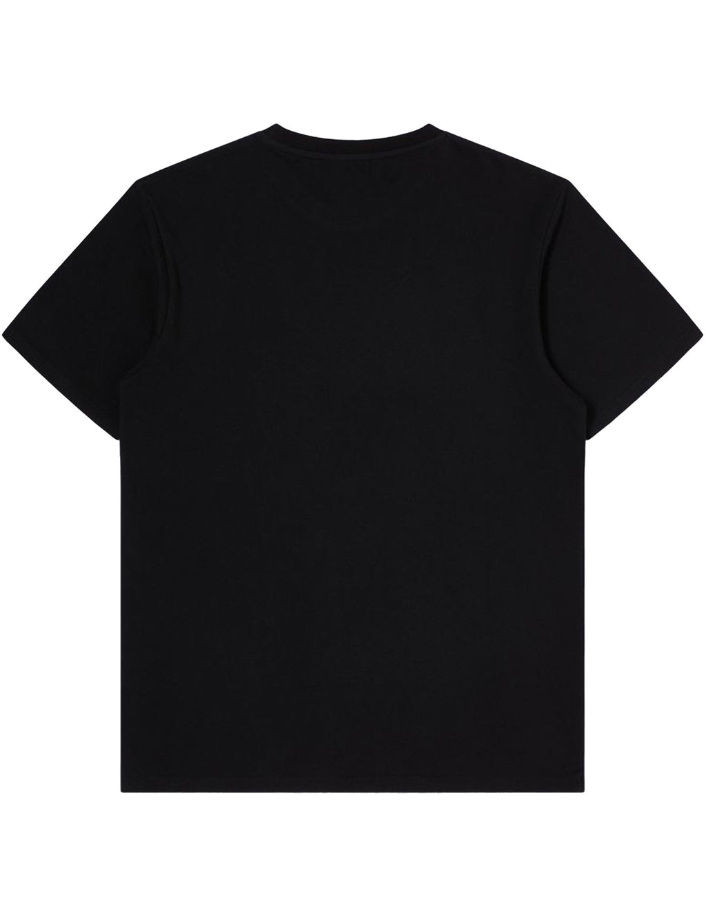 Black Japanese sun T-shirt, plain back view