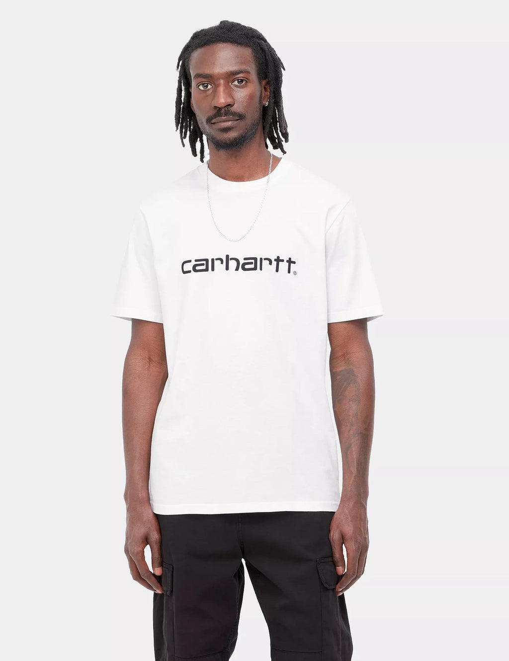 Script T-Shirt - White/Black