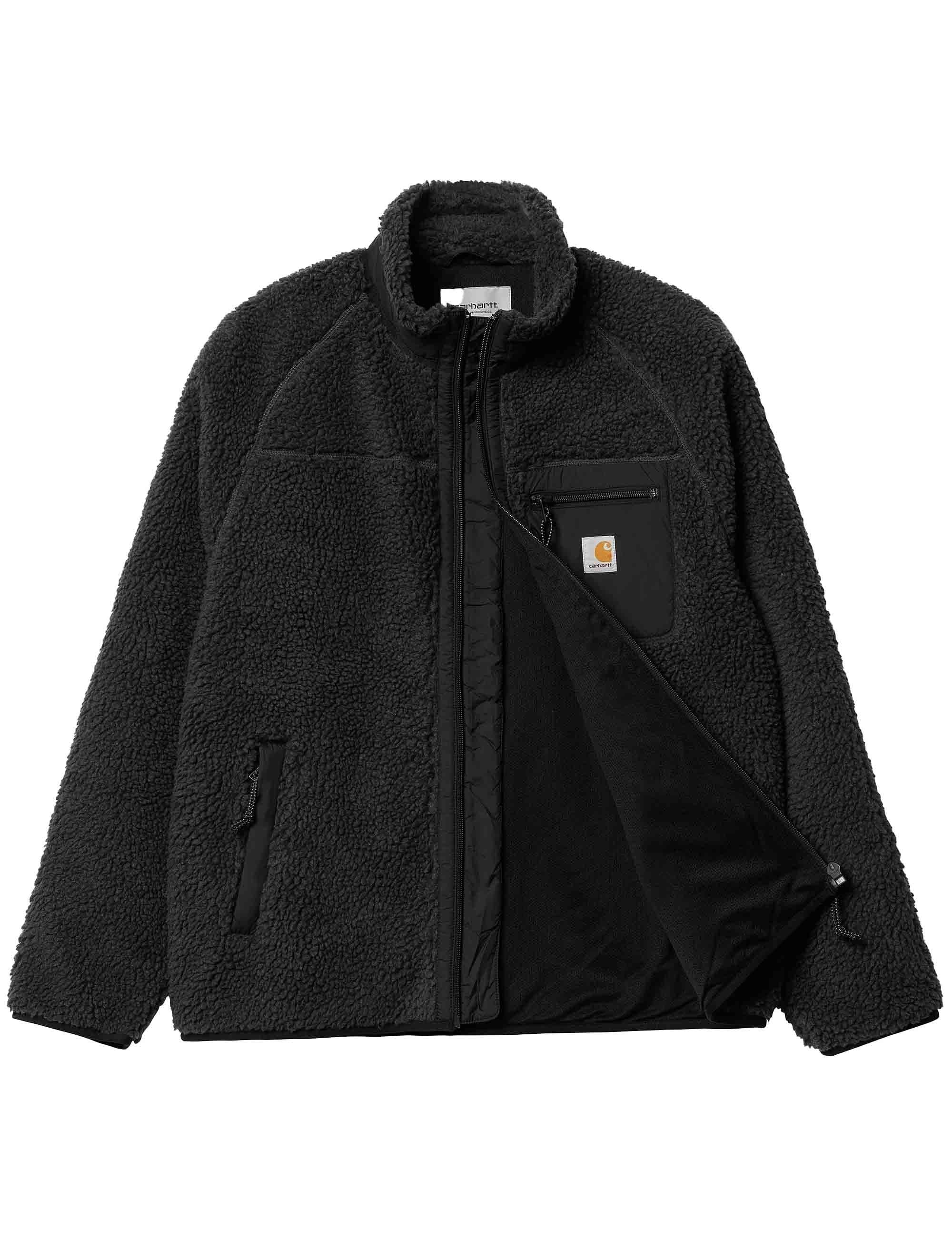 Carhartt WIP Prentis Liner Fleece Jacket — Black/Black – Fat