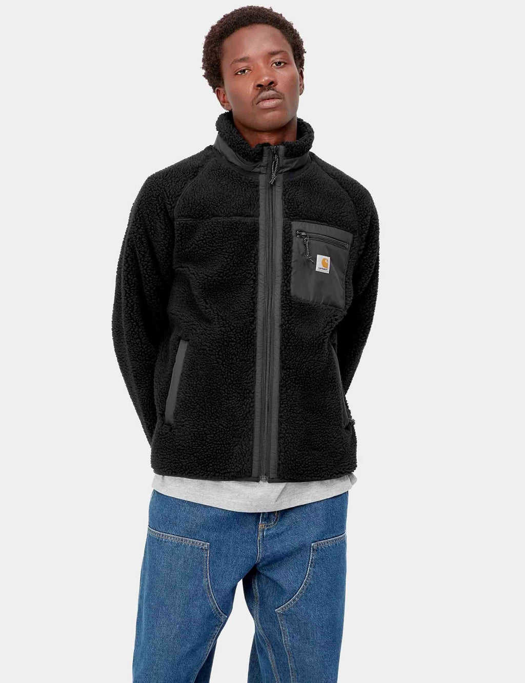 Prentis Liner  Fleece Jacket - Black/Black