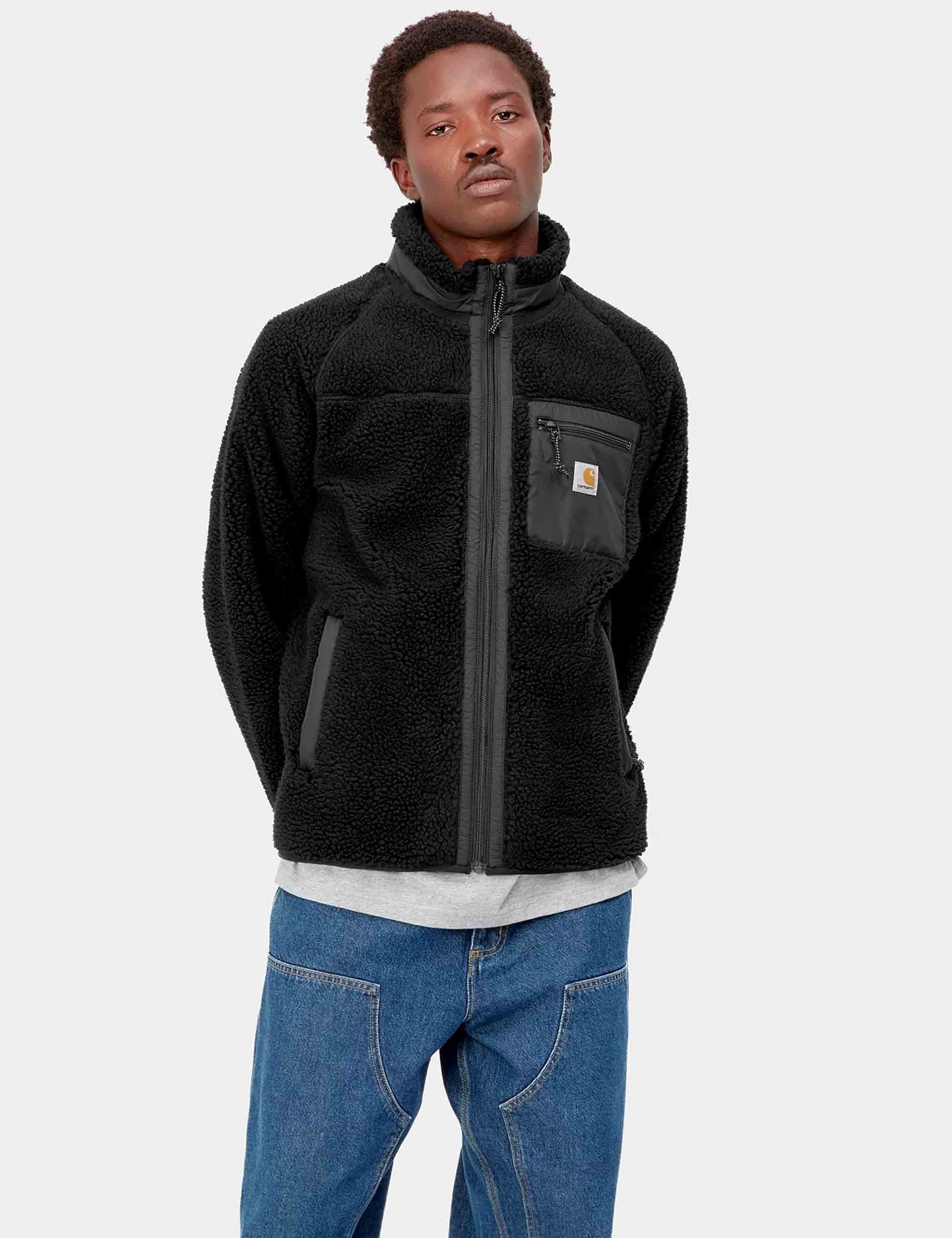 Carhartt WIP Prentis Liner  Fleece Jacket - Black/Black