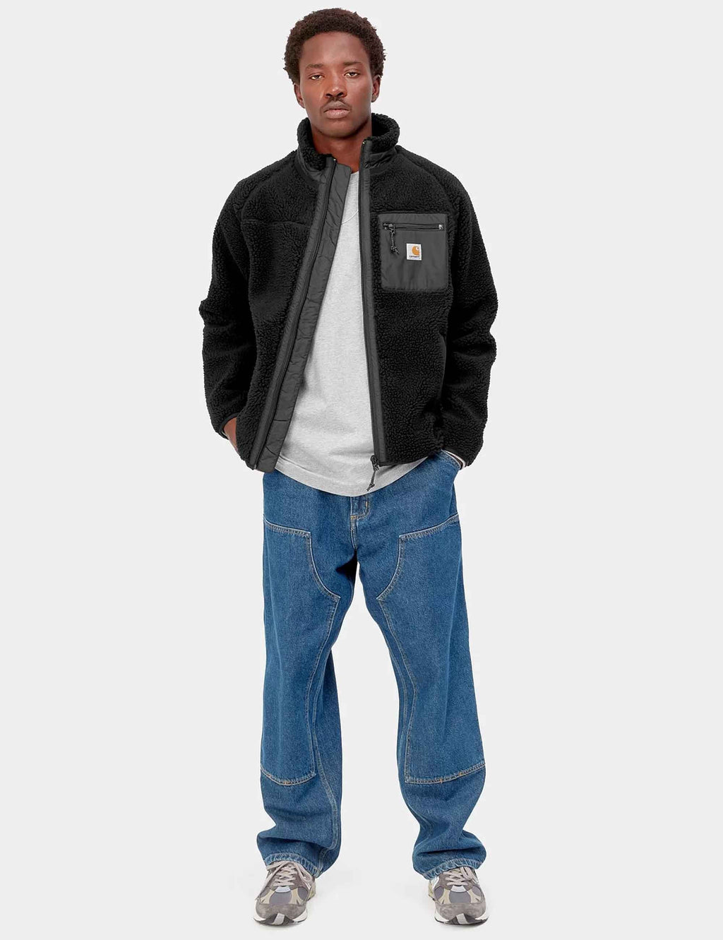Prentis Liner  Fleece Jacket - Black/Black