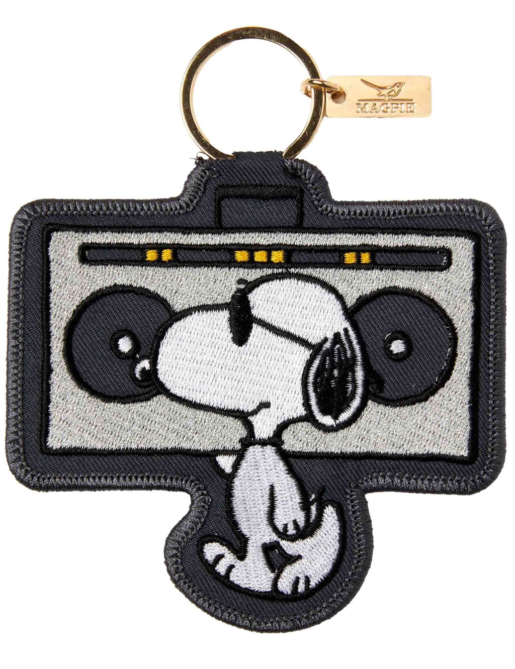Snoopy Key Charm - Boombox