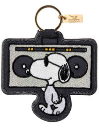 Snoopy Key Charm - Boombox