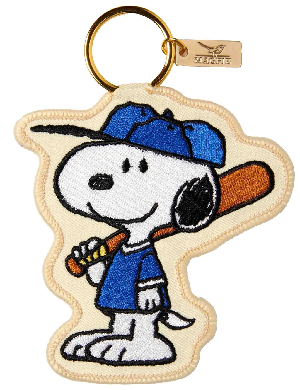 Snoopy Key Charm - Home Run