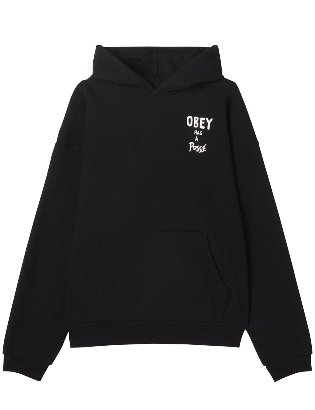 Posse Extra Heavy Hooded Sweat - Black