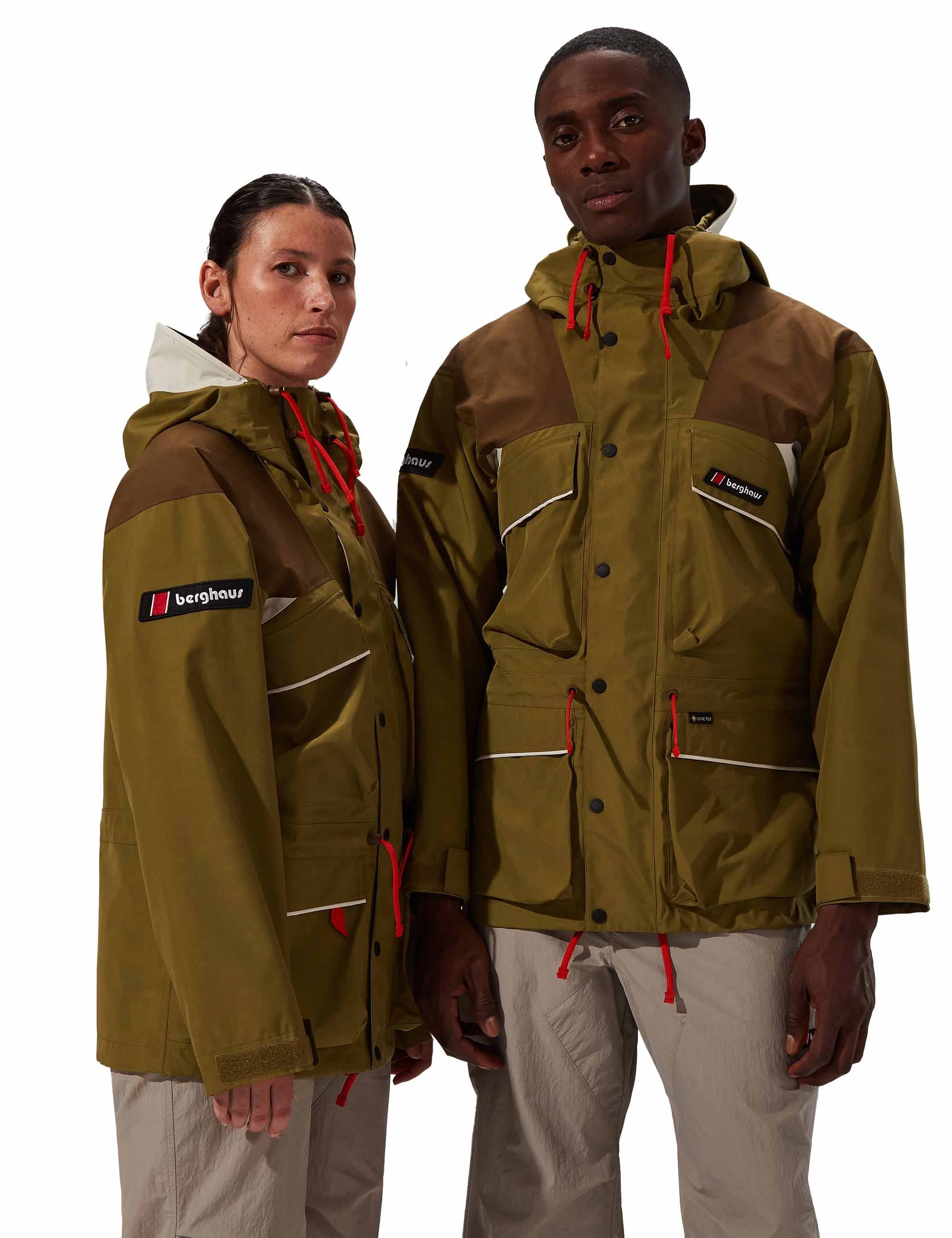 Trango Gore-Tex Waterproof Jacket - Green/Brown