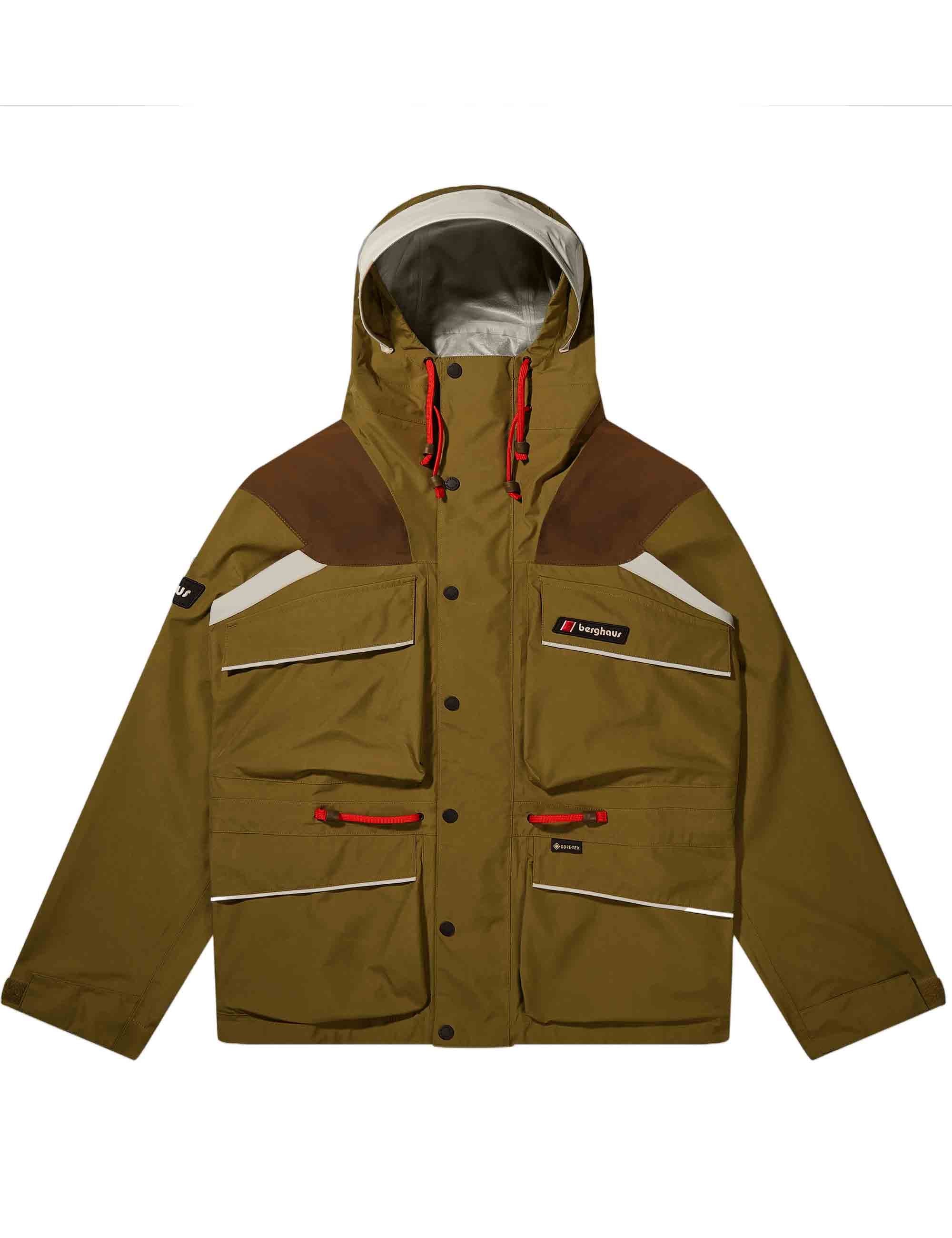 Trango Gore-Tex Waterproof Jacket - Green/Brown