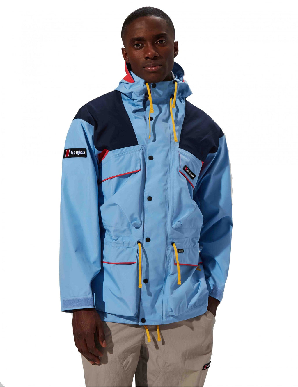 Trango Gore-Tex Waterproof Jacket - Light Blue/Dark Blue