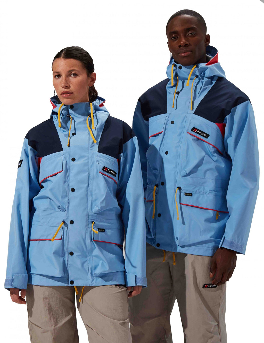 Trango Gore-Tex Waterproof Jacket - Light Blue/Dark Blue