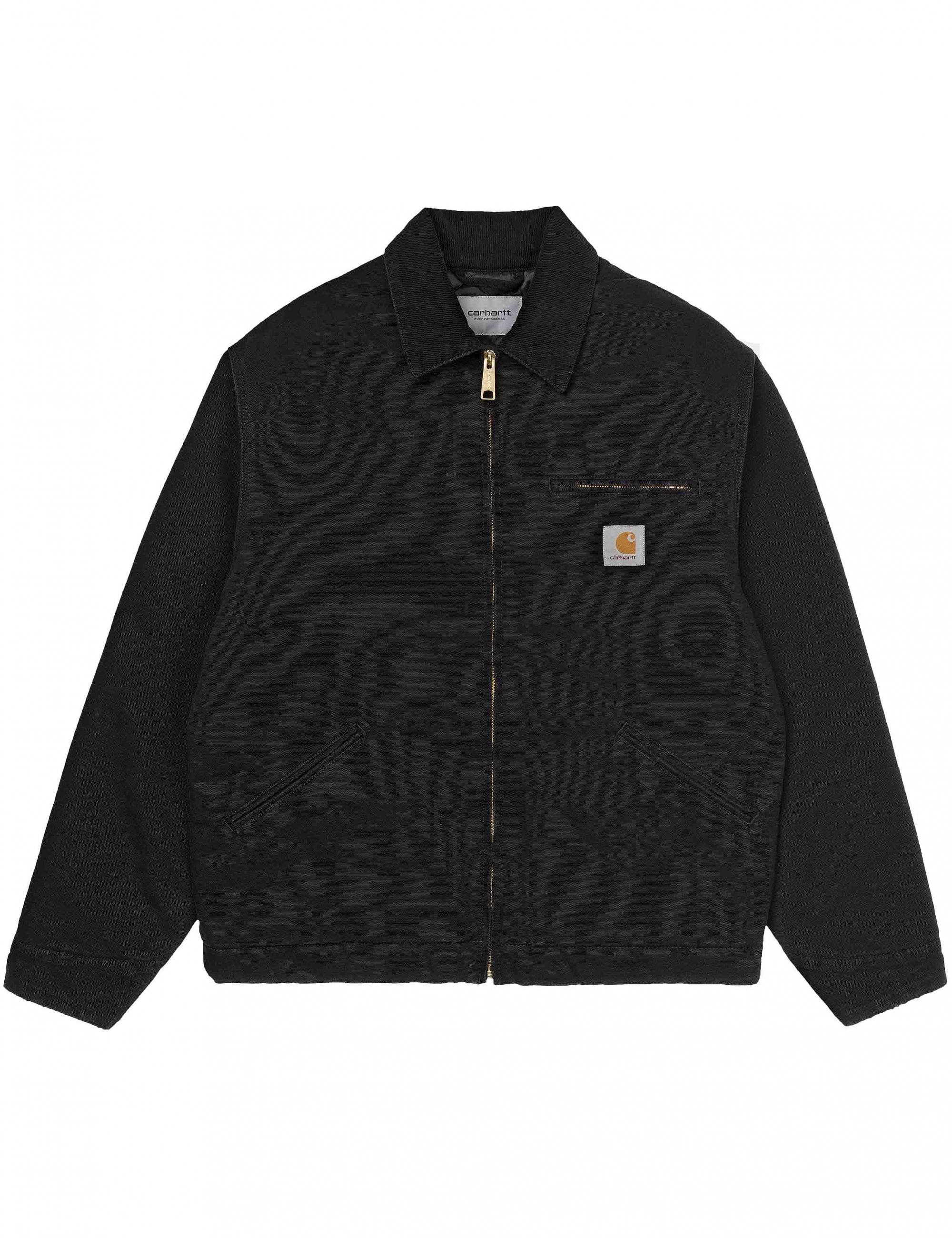 Carhartt WIP OG Detroit Jacket (Winter) - Black/Black - Clothing