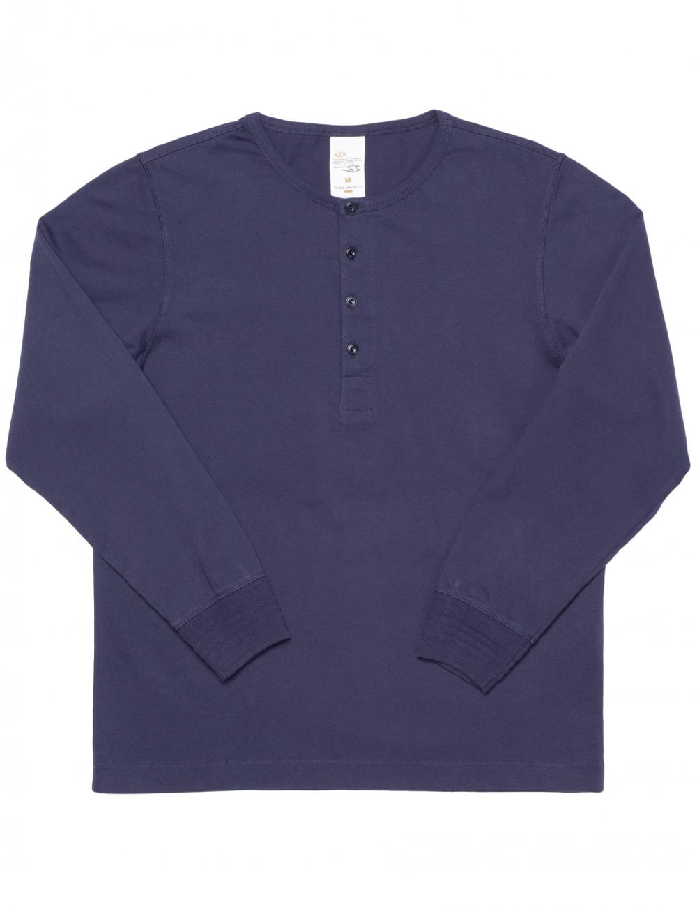 Henley Long Sleeve Top - Midnight