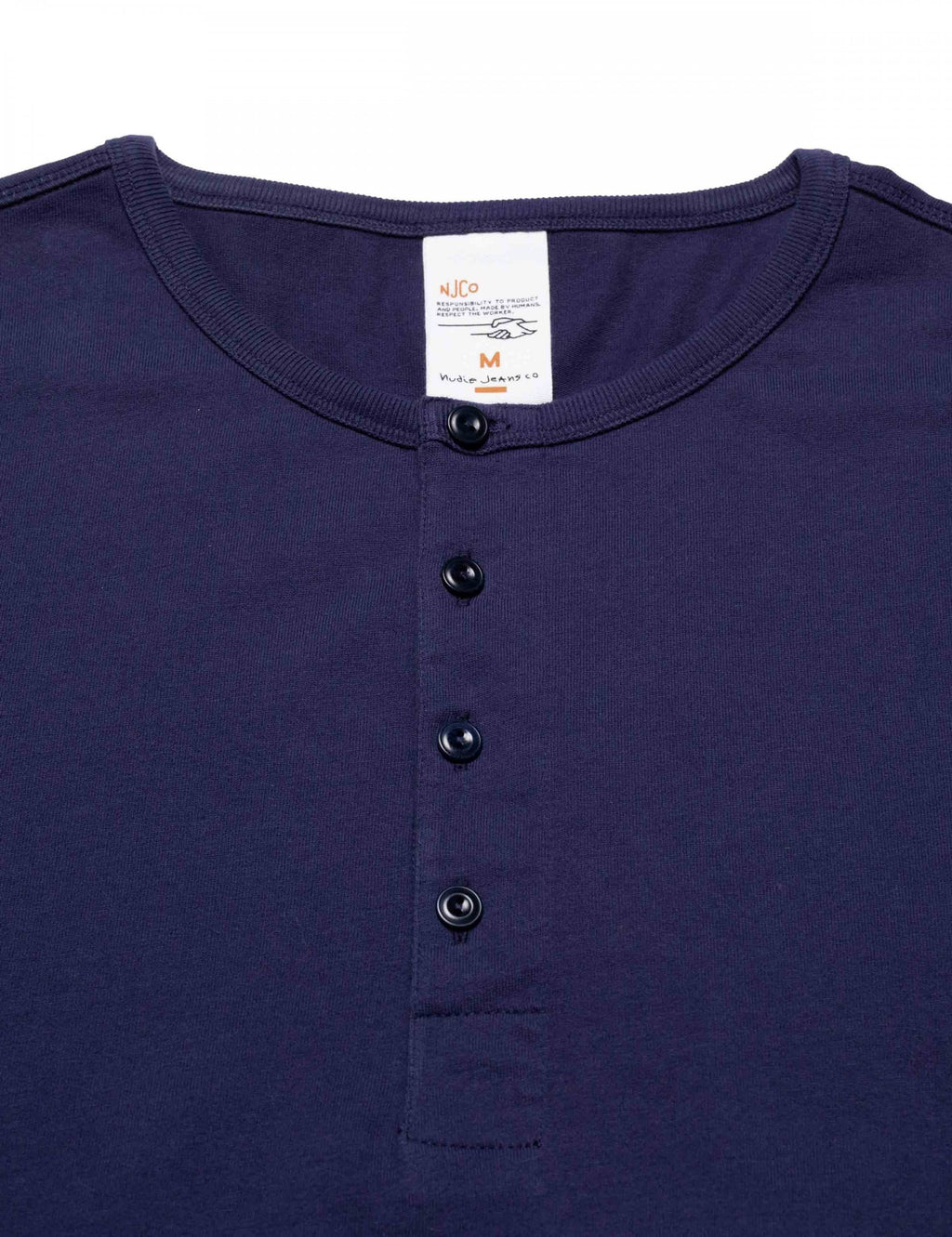 Henley Long Sleeve Top - Midnight