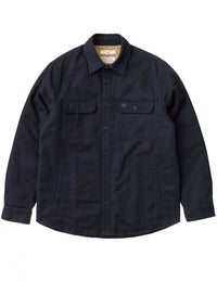 Glen Padded Shirt - Navy