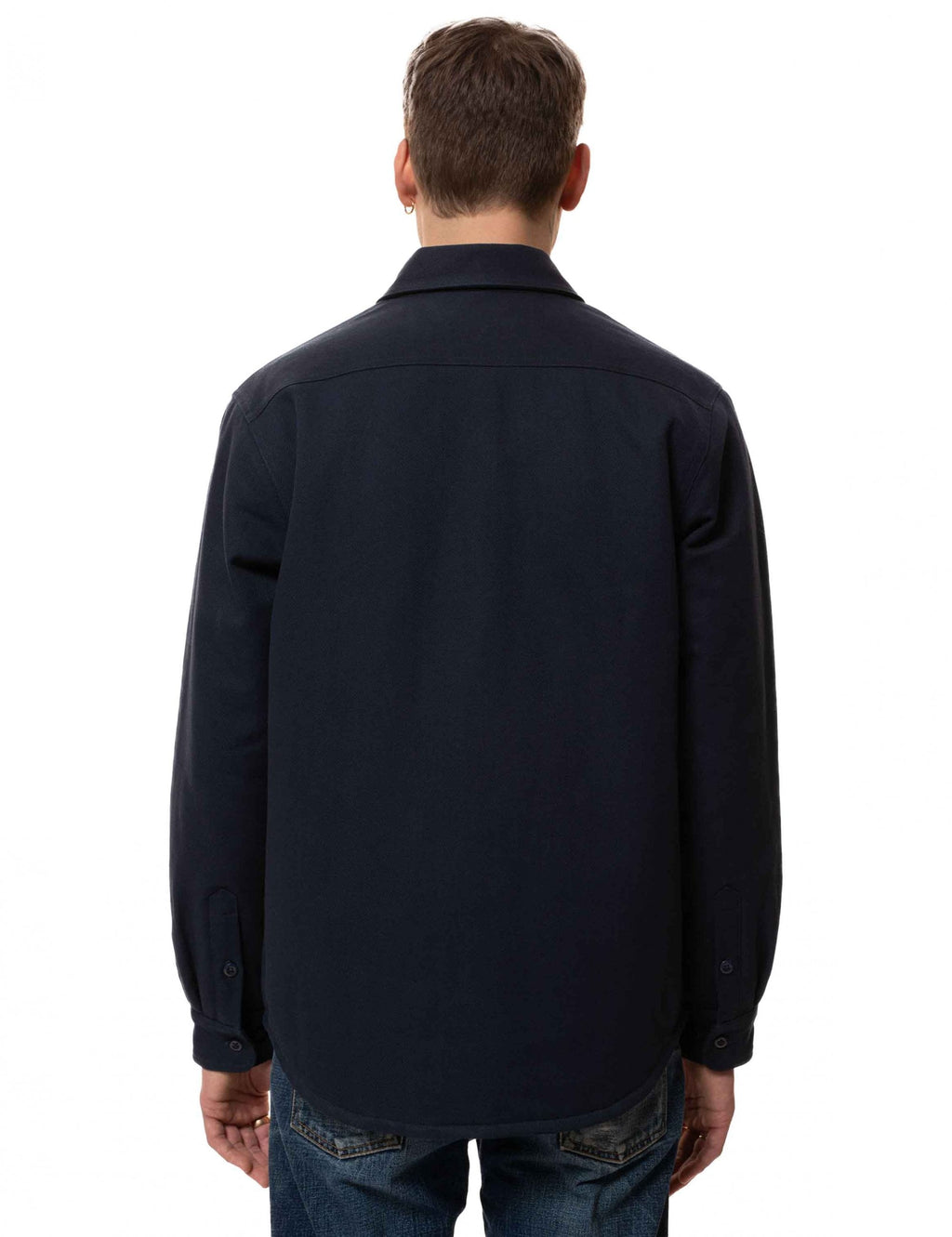 Glen Padded Shirt - Navy