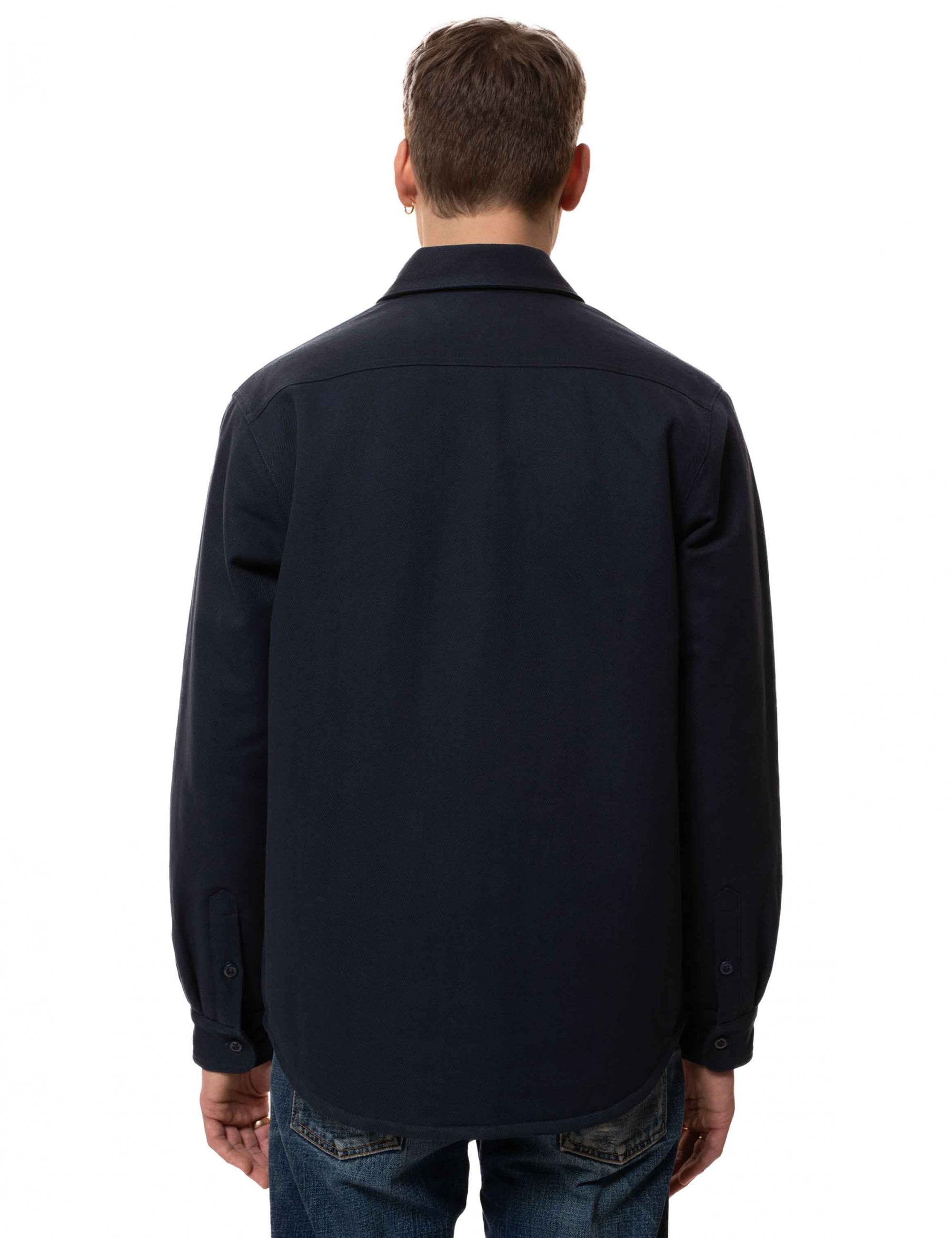 Nudie Jeans Glen Padded Shirt - Navy