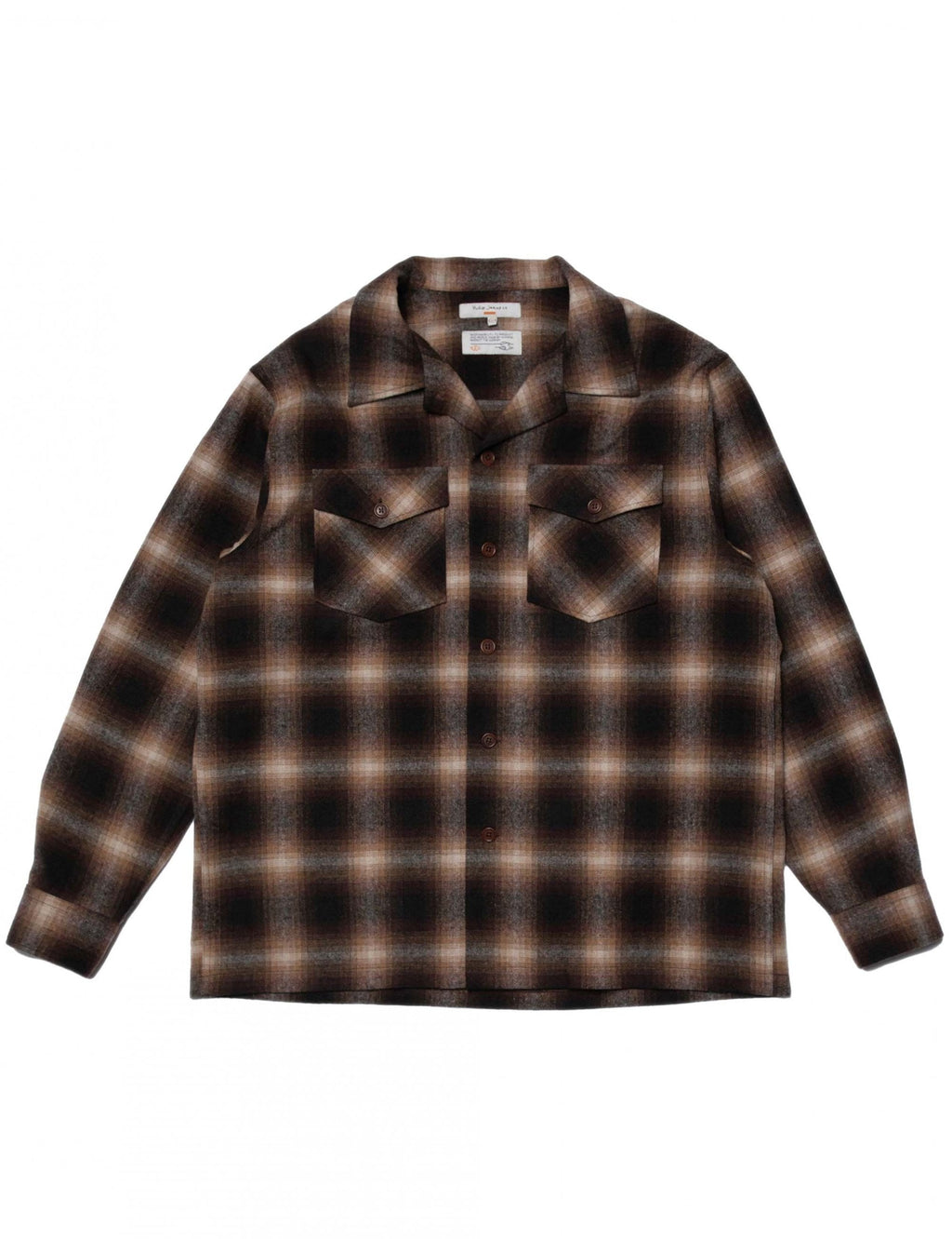 Vince Check Shirt - Brown/Beige