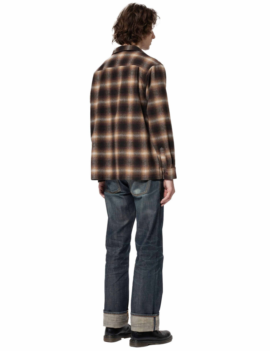Vince Check Shirt - Brown/Beige