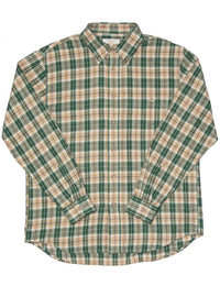 Julian Farm Check Shirt - Racing Green