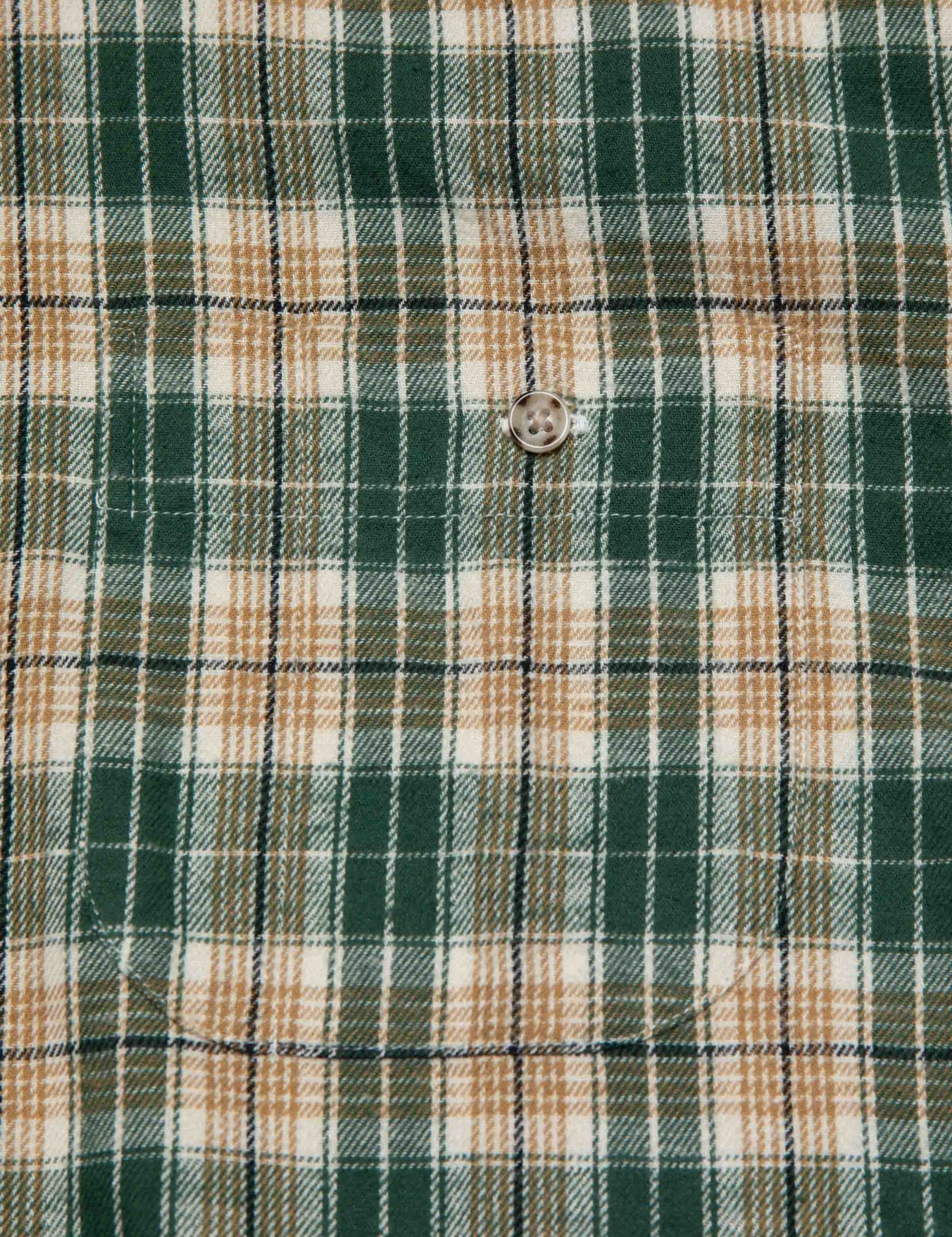 Nudie Jeans Julian Farm Check Shirt - Racing Green