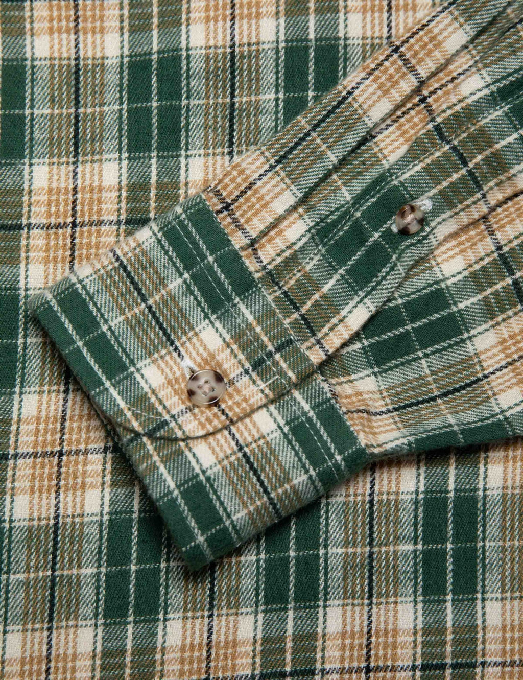 Julian Farm Check Shirt - Racing Green
