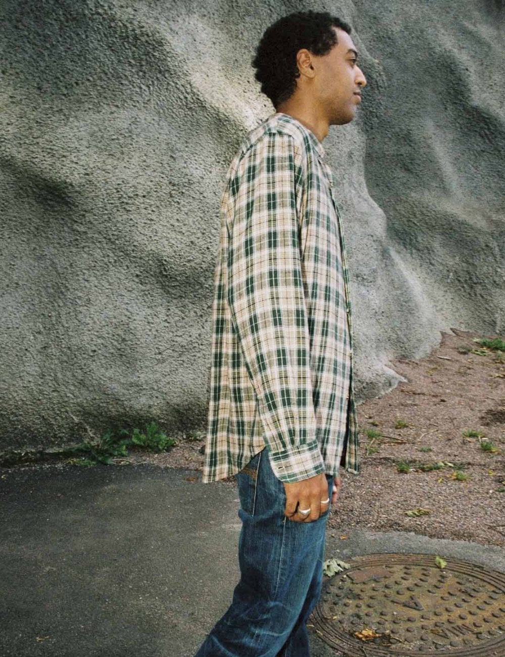 Julian Farm Check Shirt - Racing Green