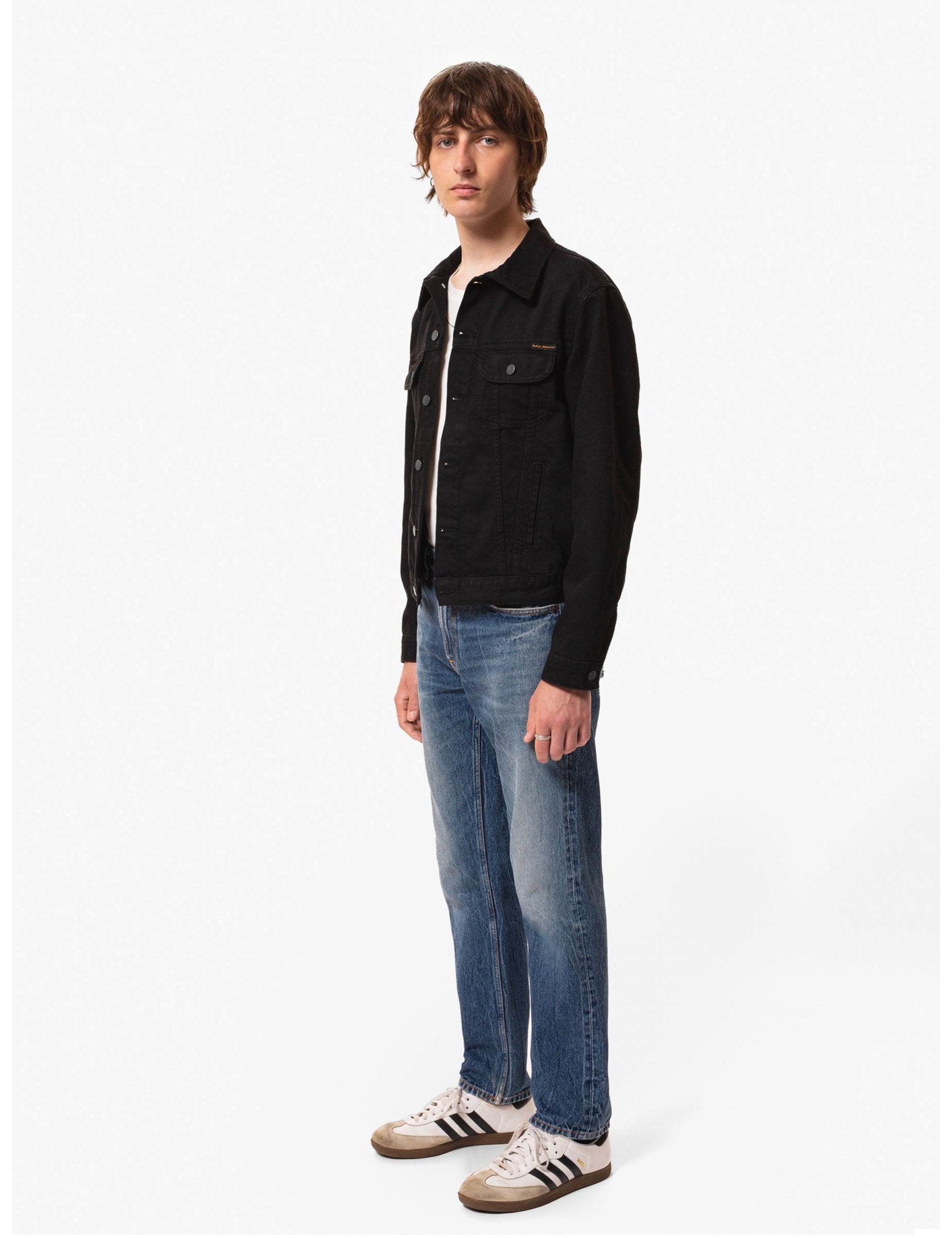 Nudie Jeans Danny Denim Jacket - Black Rinsed