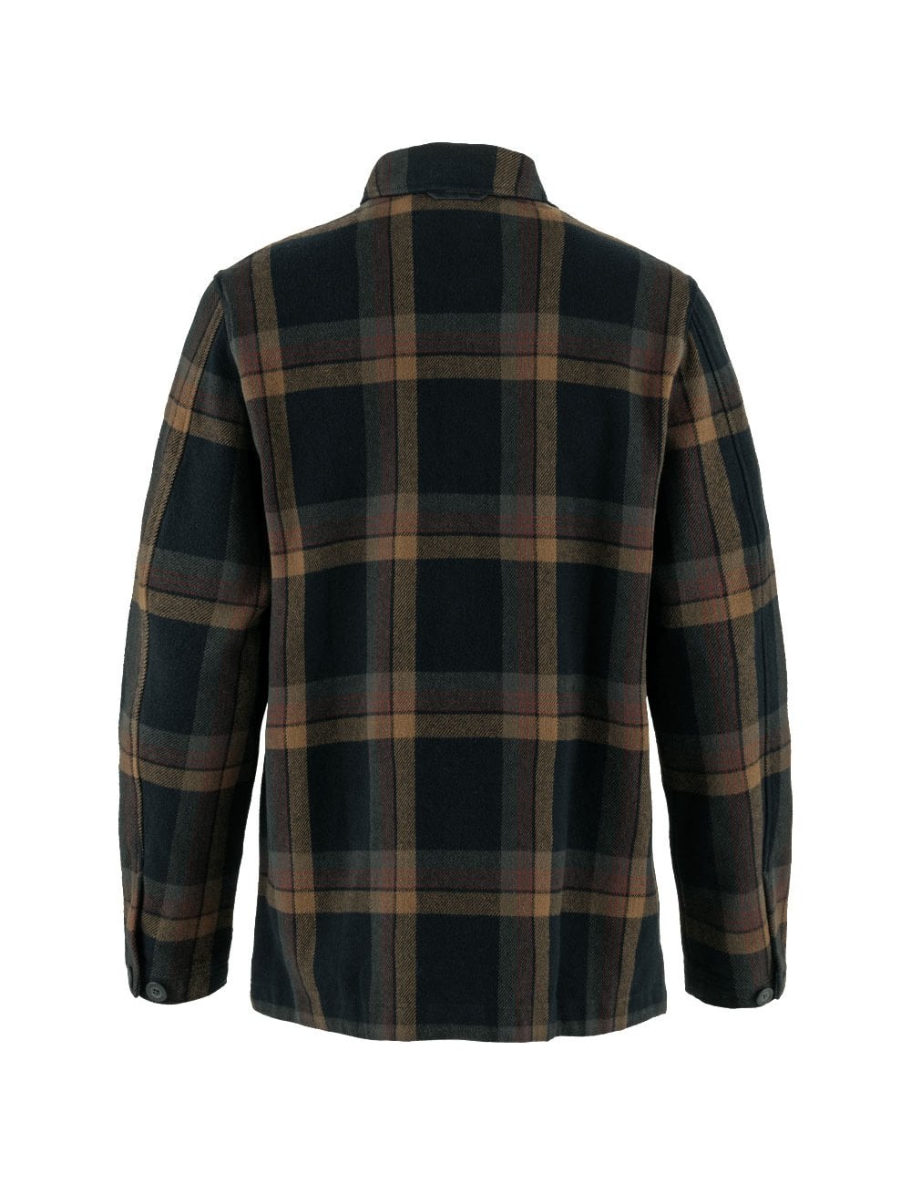 Singi Flannel Overshirt - Dark Navy/Wood Brown