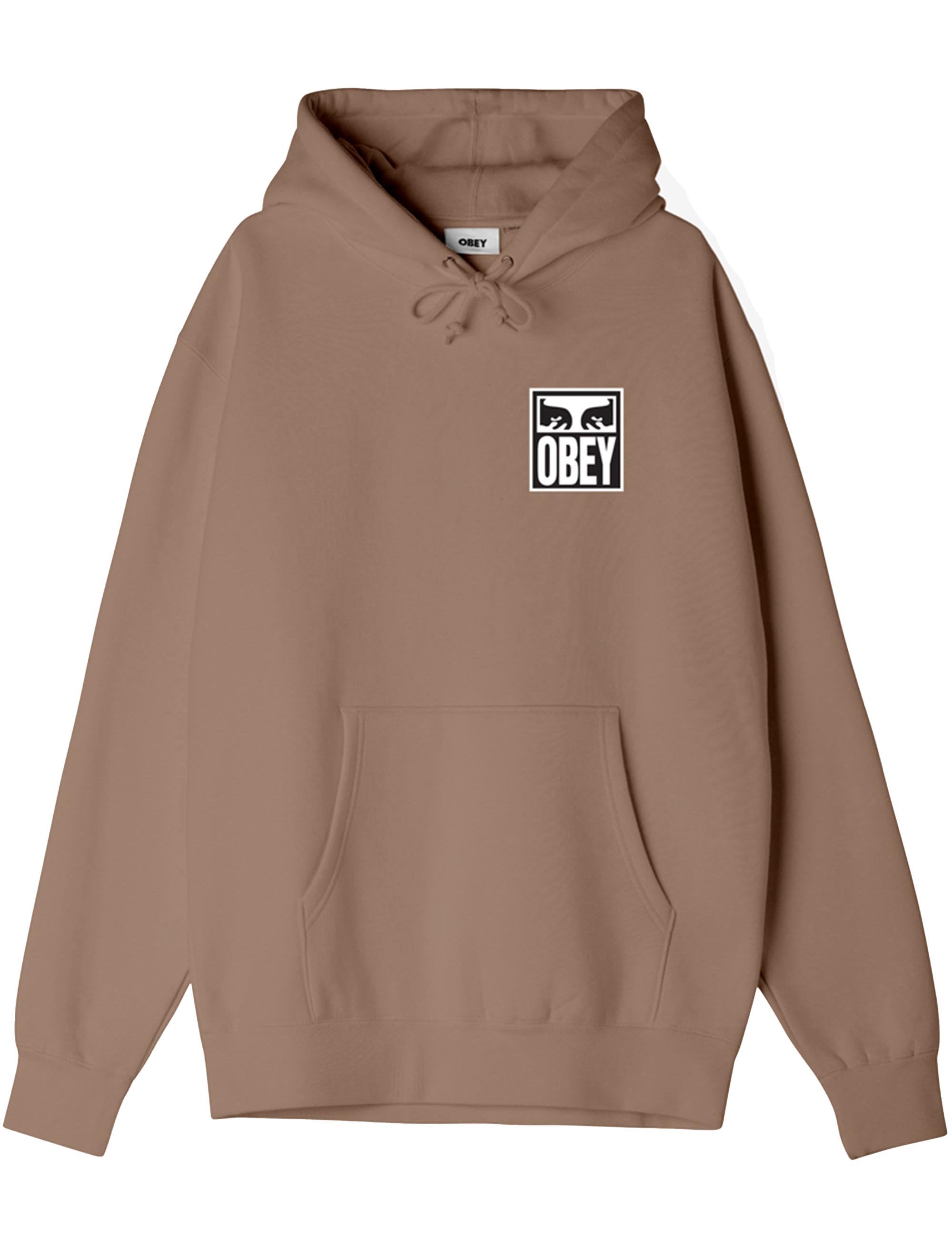 Eyes Icon Hoodie - Warm Taupe