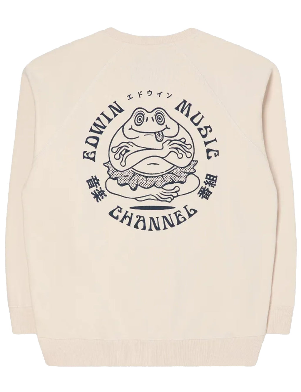 Music Channel Crew Sweat - Whisper White