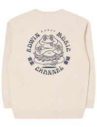 Music Channel Crew Sweat - Whisper White