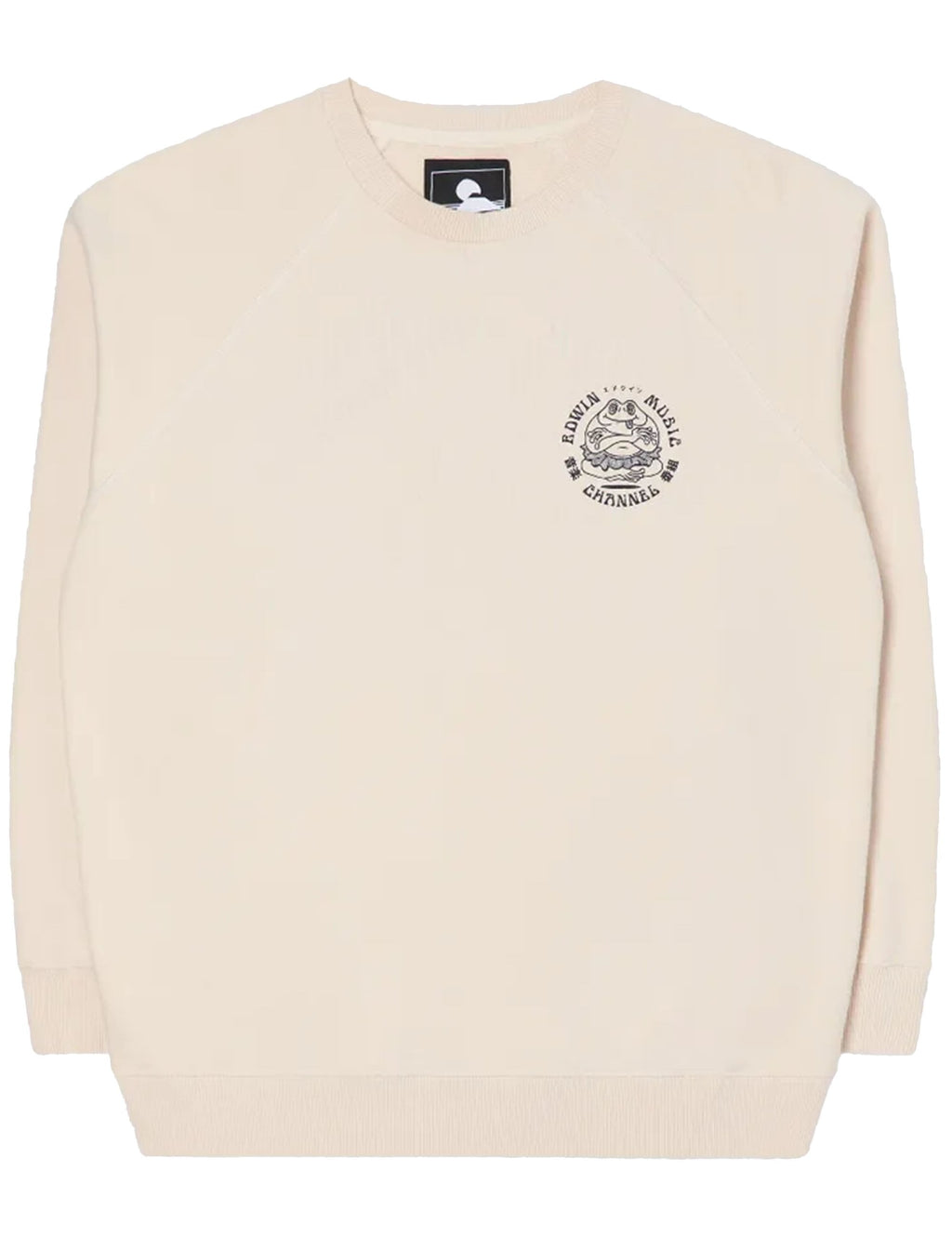 Music Channel Crew Sweat - Whisper White