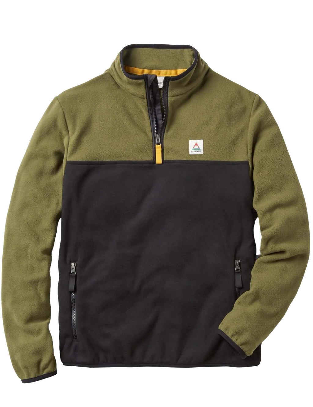 Set Off Polar 1/4 Zip Fleece - Khaki