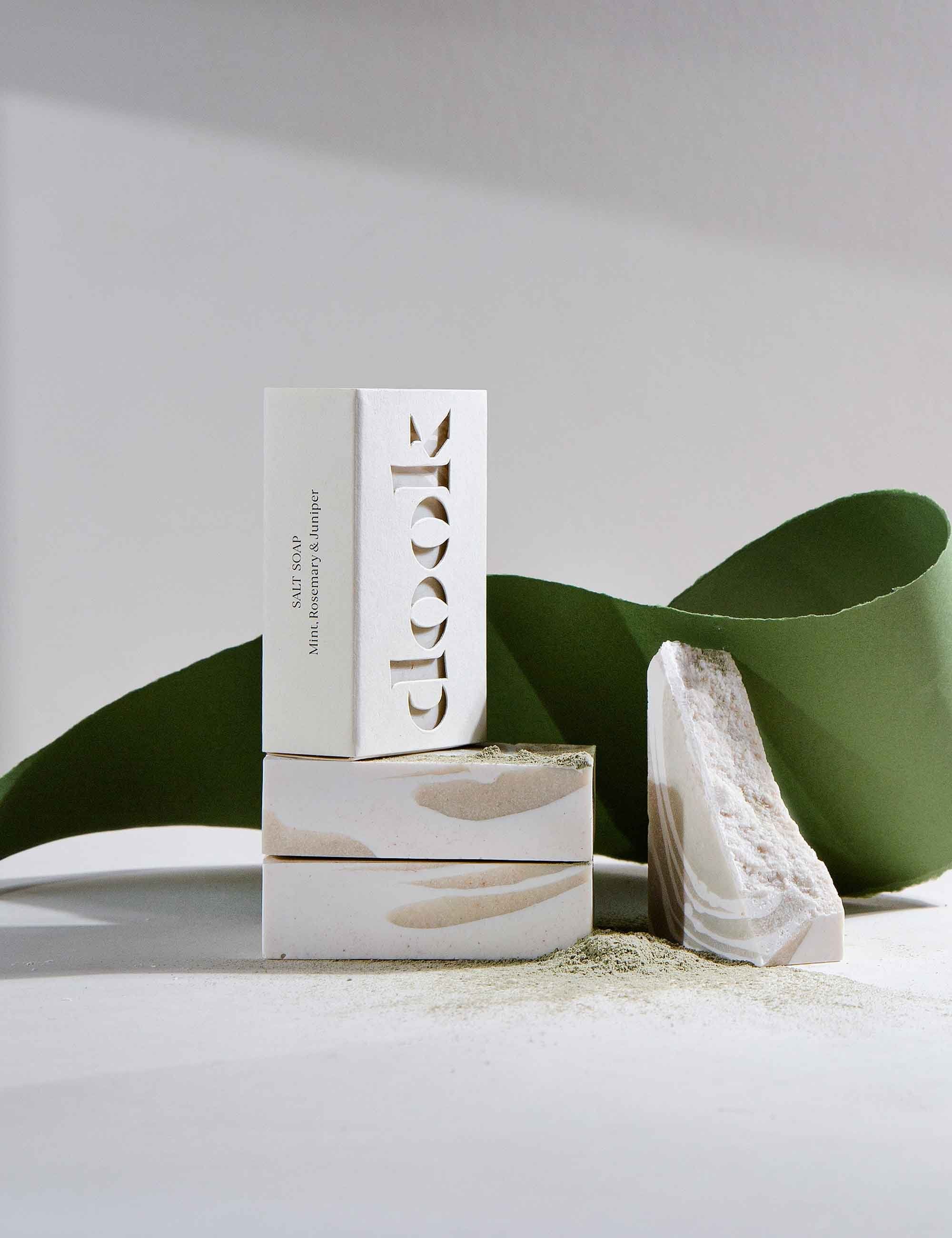 Scottish Handmade Salt Soap - Mint, Rosemary & Juniper