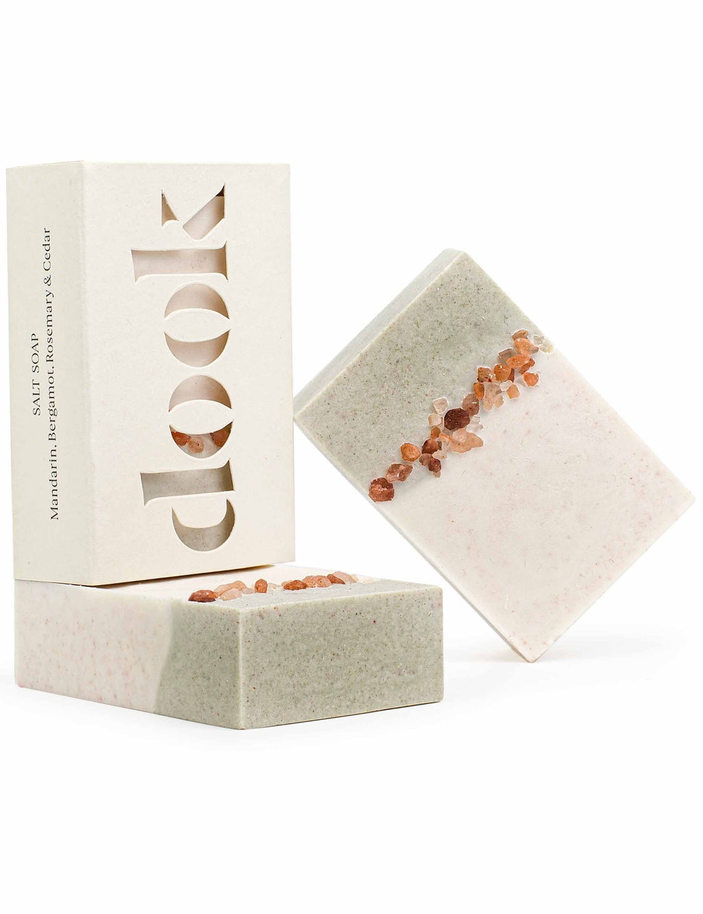 Scottish Handmade Salt Soap - Mandarin, Bergamot, Rosemary & Cedar