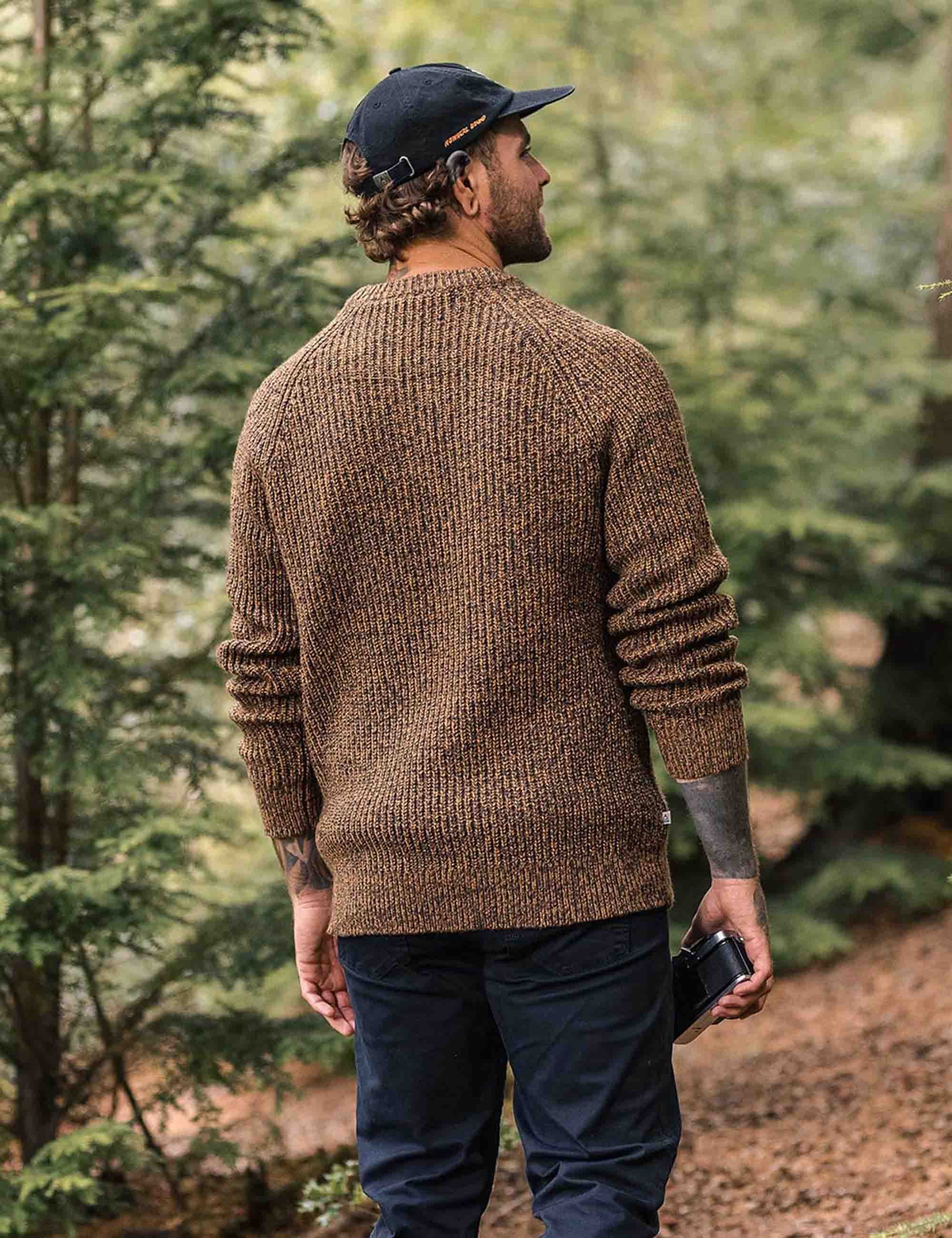 Passenger Fog Recycled Knitted Jumper - Dusty Ochre