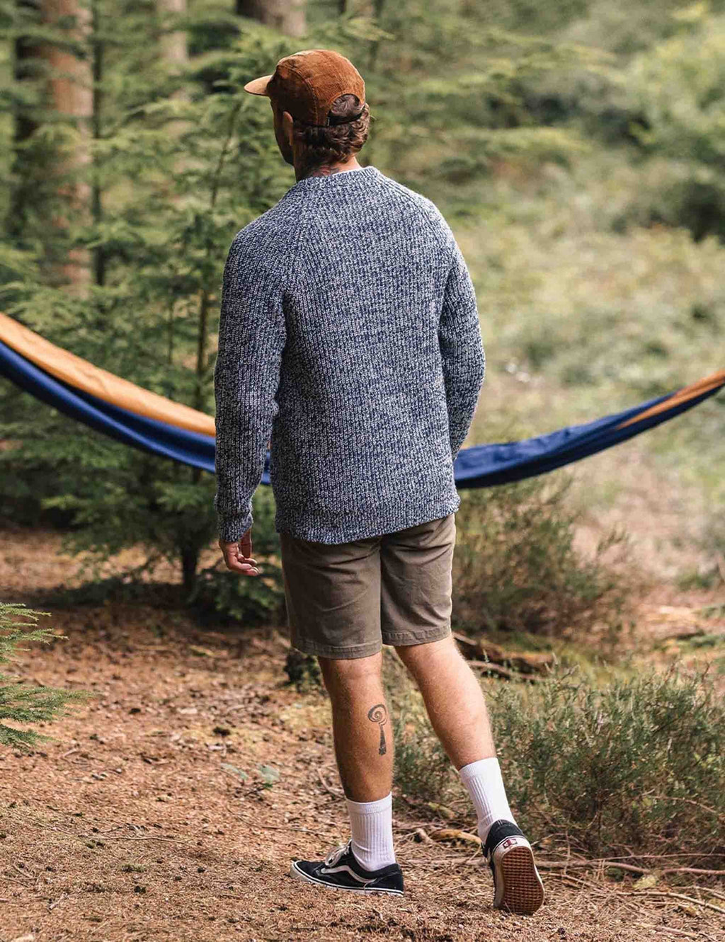 Fog Recycled Knitted Jumper - Grey Marl