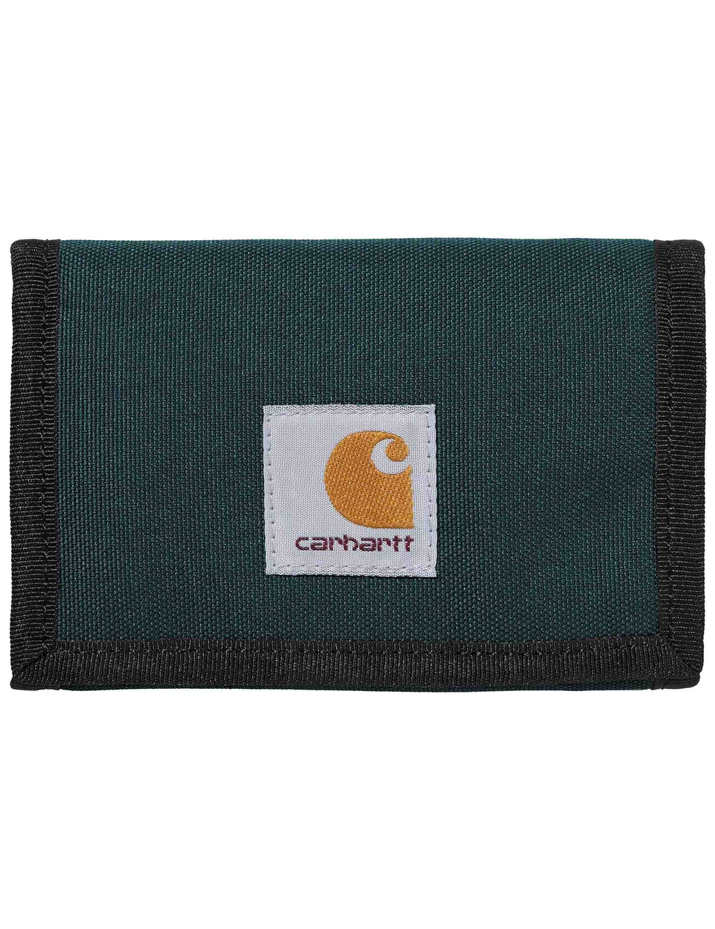 Alec wallet in Deep Lagoon canvas with Carhartt logo patch