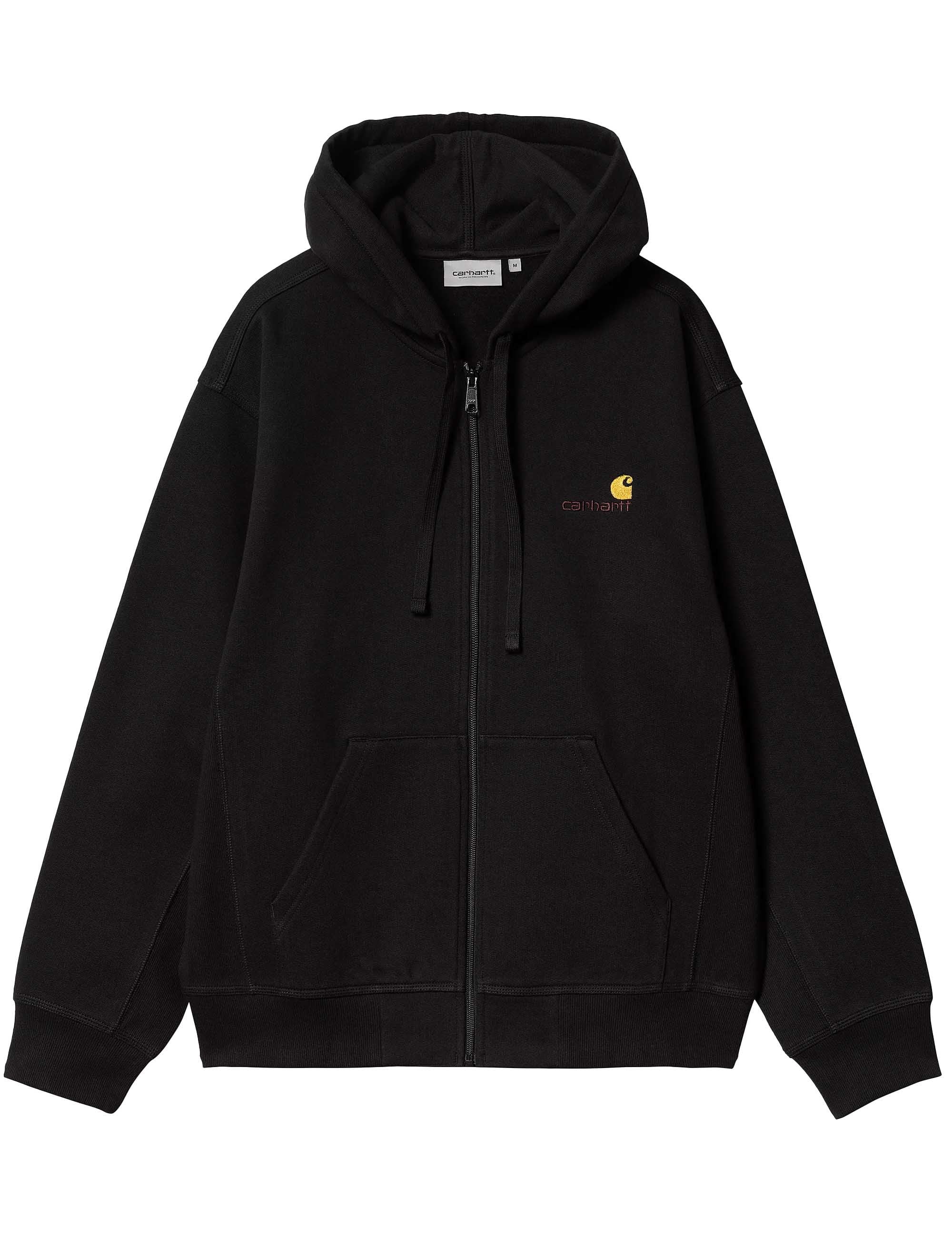 Carhartt WIP American Script Hooded Jacket - Black