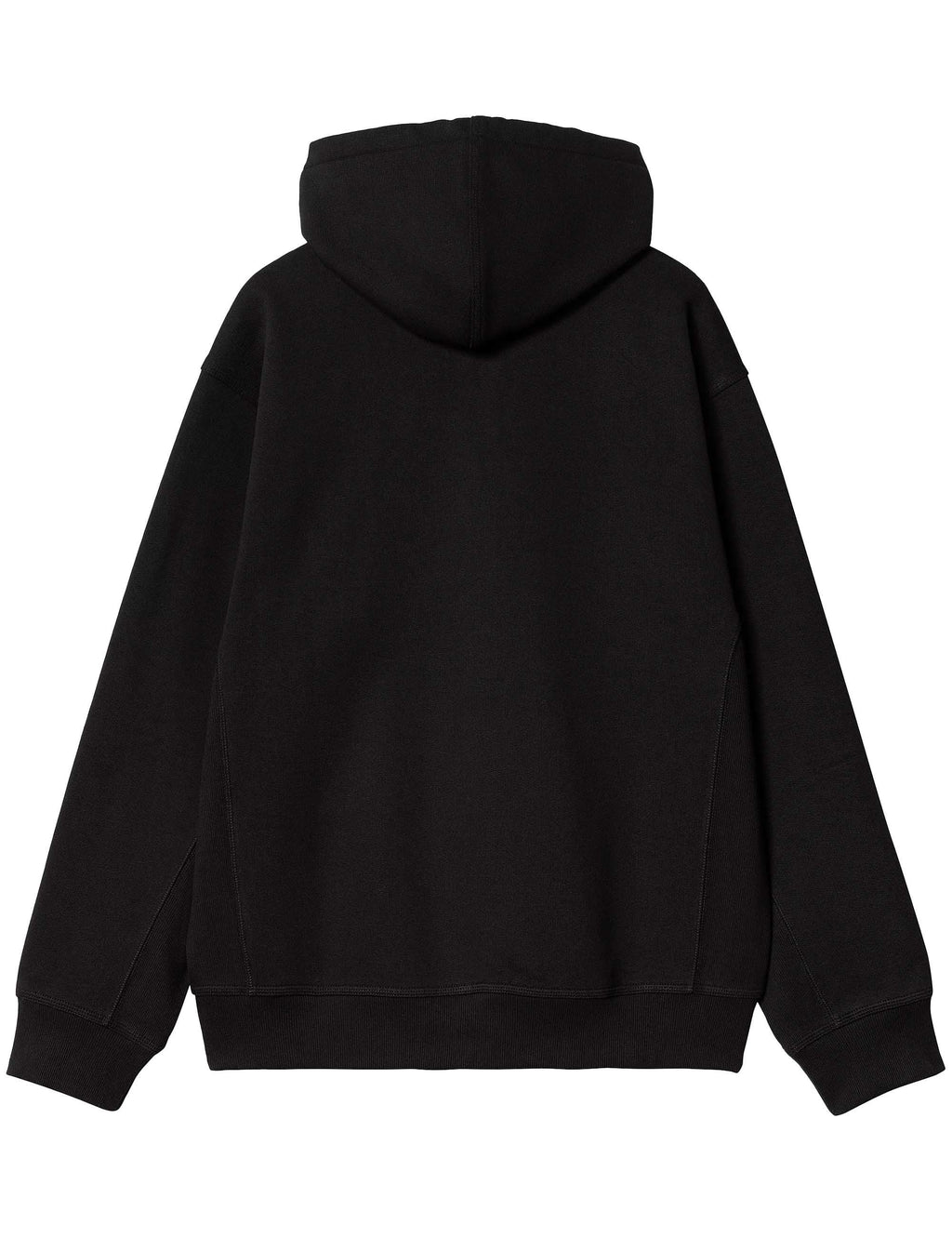 American Script Hooded Jacket - Black