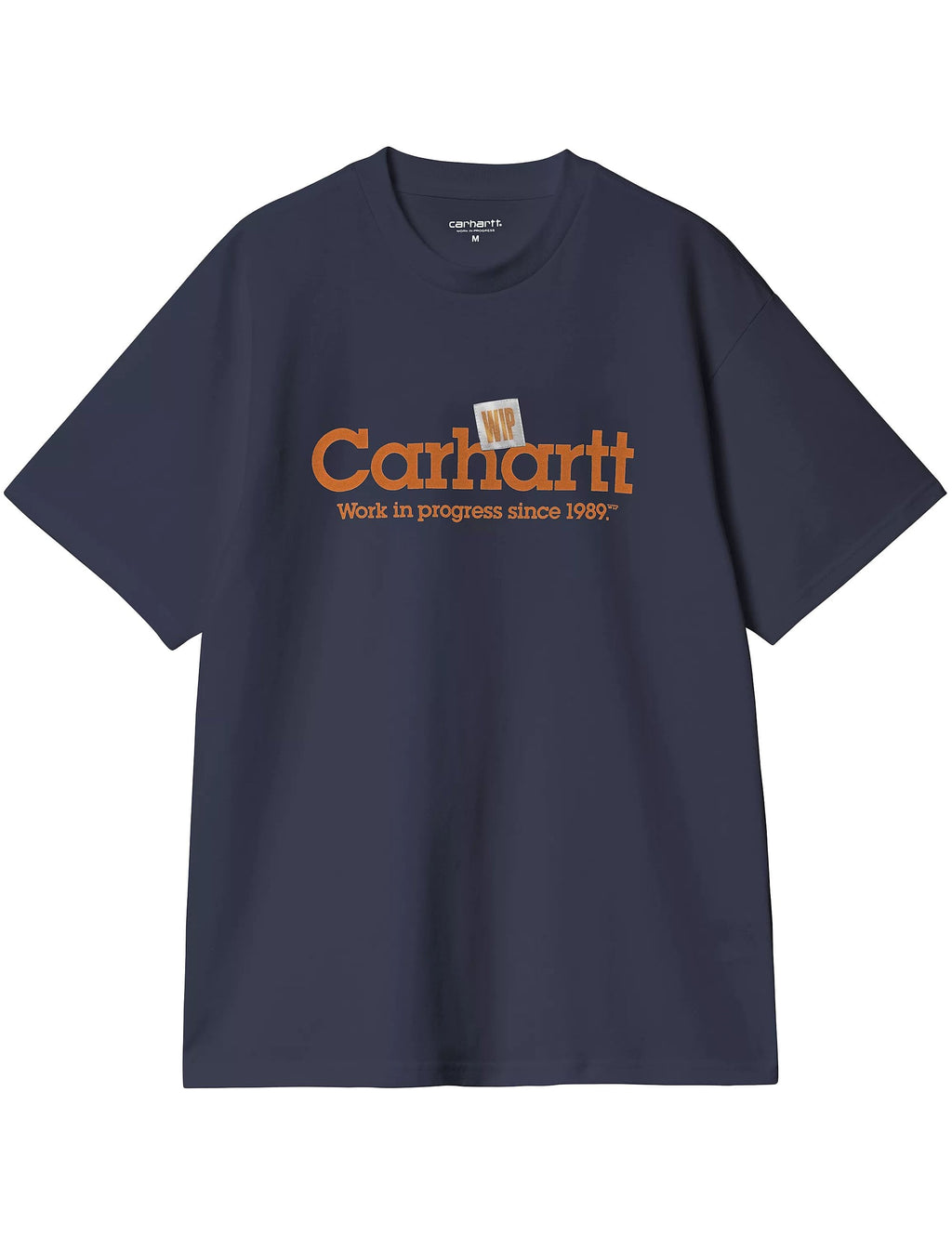 Label Script T-Shirt - Blue