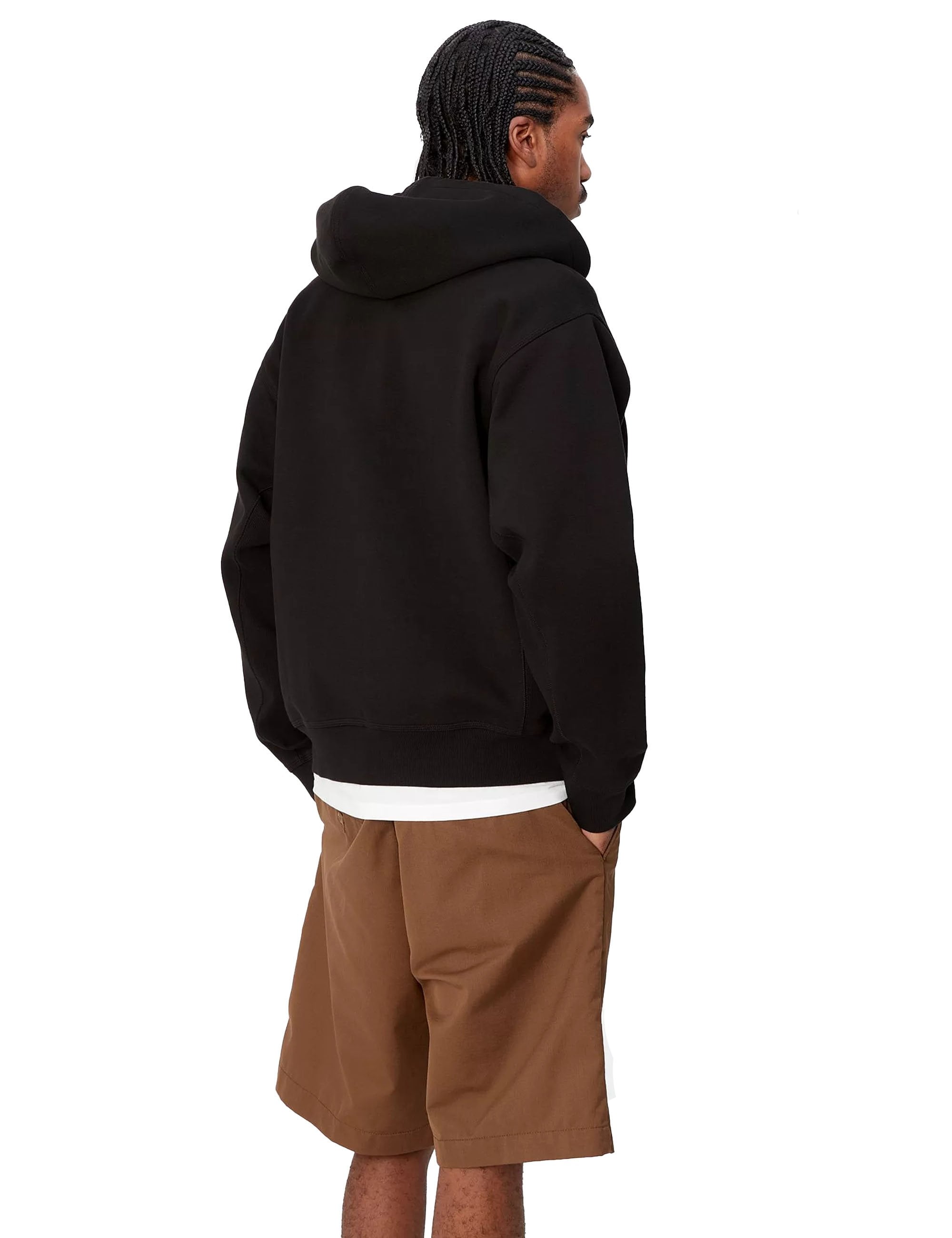 Carhartt WIP American Script Hooded Jacket - Black