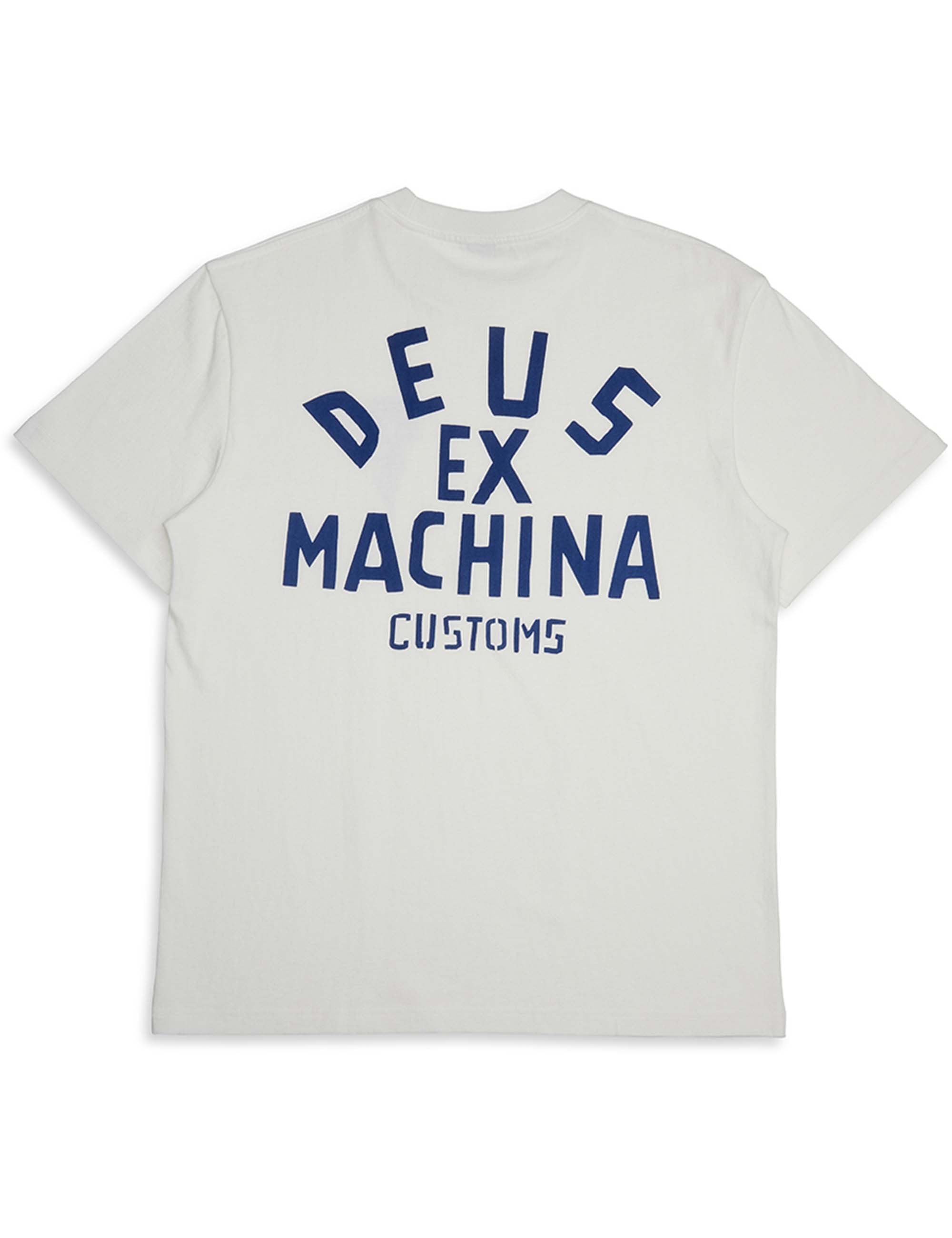 Deus Ex Machina Pisstin T-Shirt – Vintage White – Fat Buddha Store