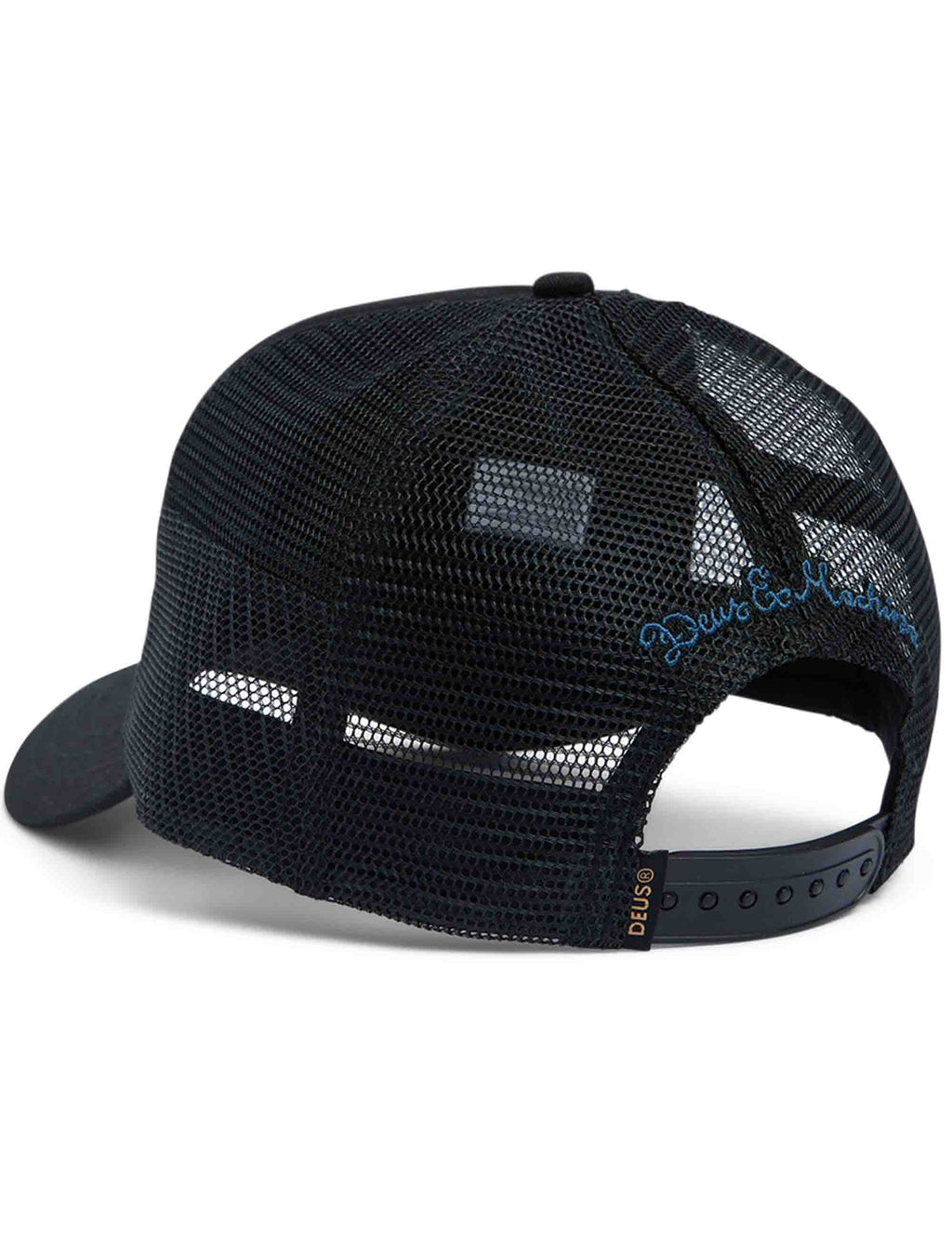 Pill Logo Trucker Mesh Hat - Black