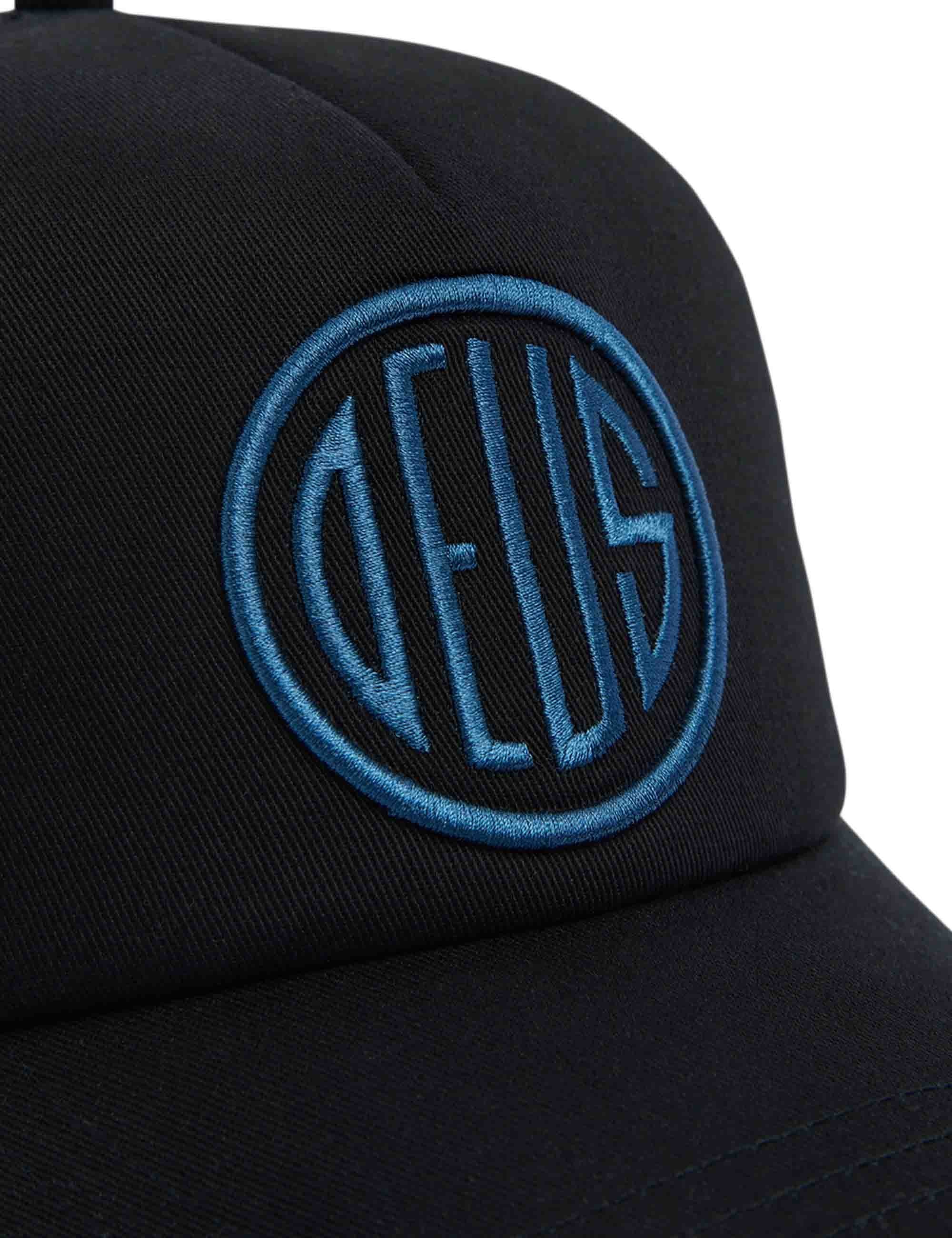 Pill Logo Trucker Mesh Hat - Black