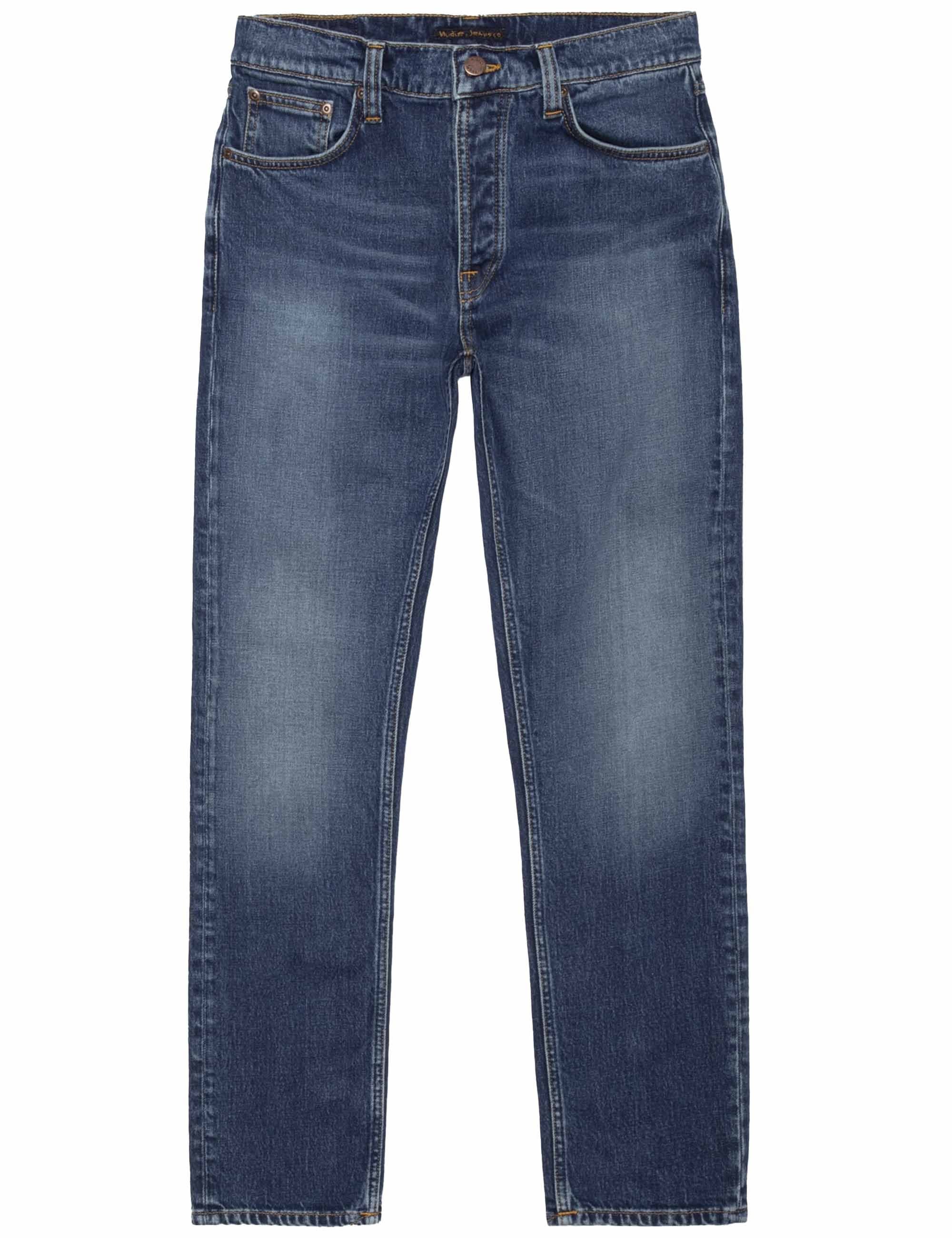 Nudie Jeans Solid Ollie Jeans - Wild Blue Wash