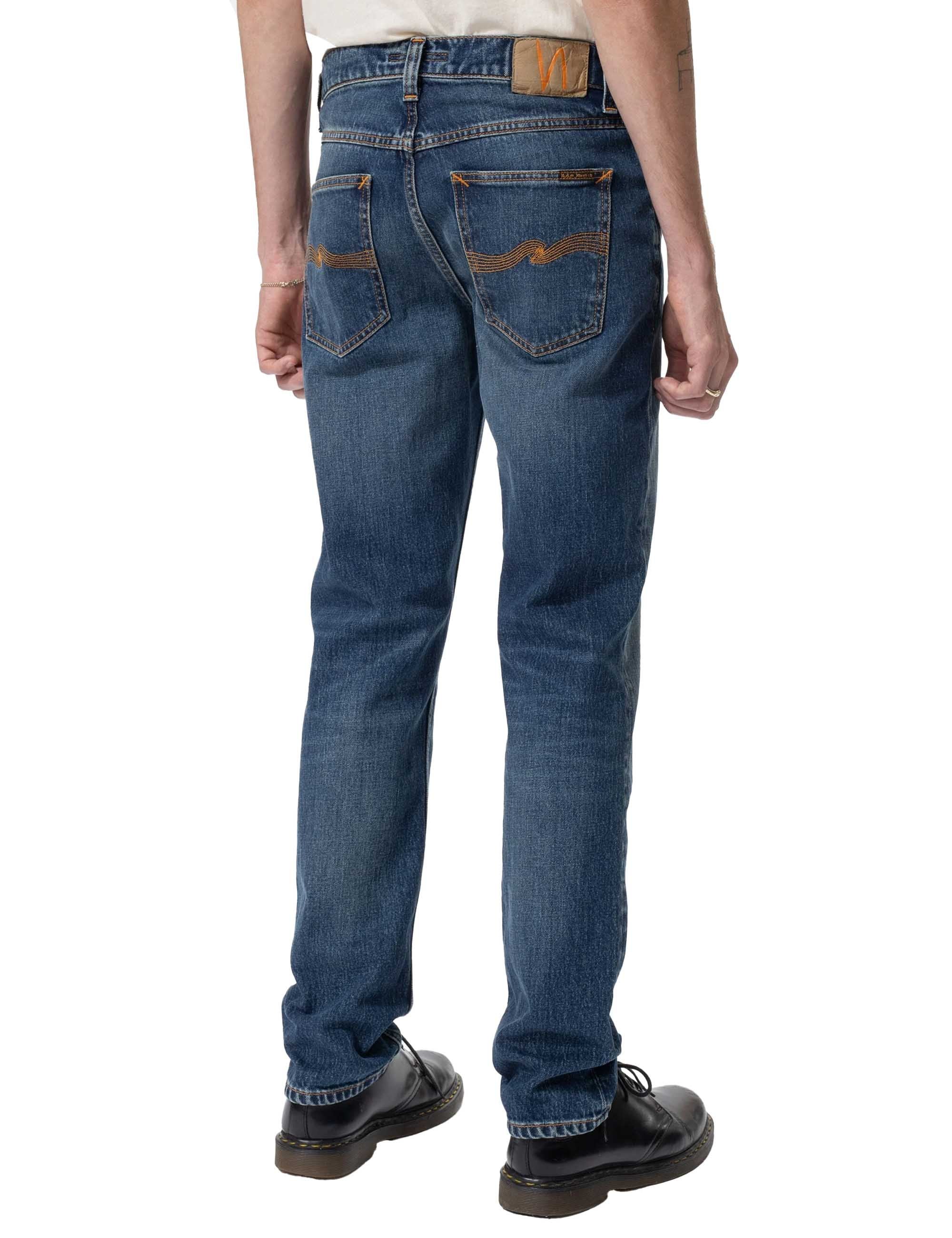Nudie Jeans Solid Ollie Jeans - Wild Blue Wash